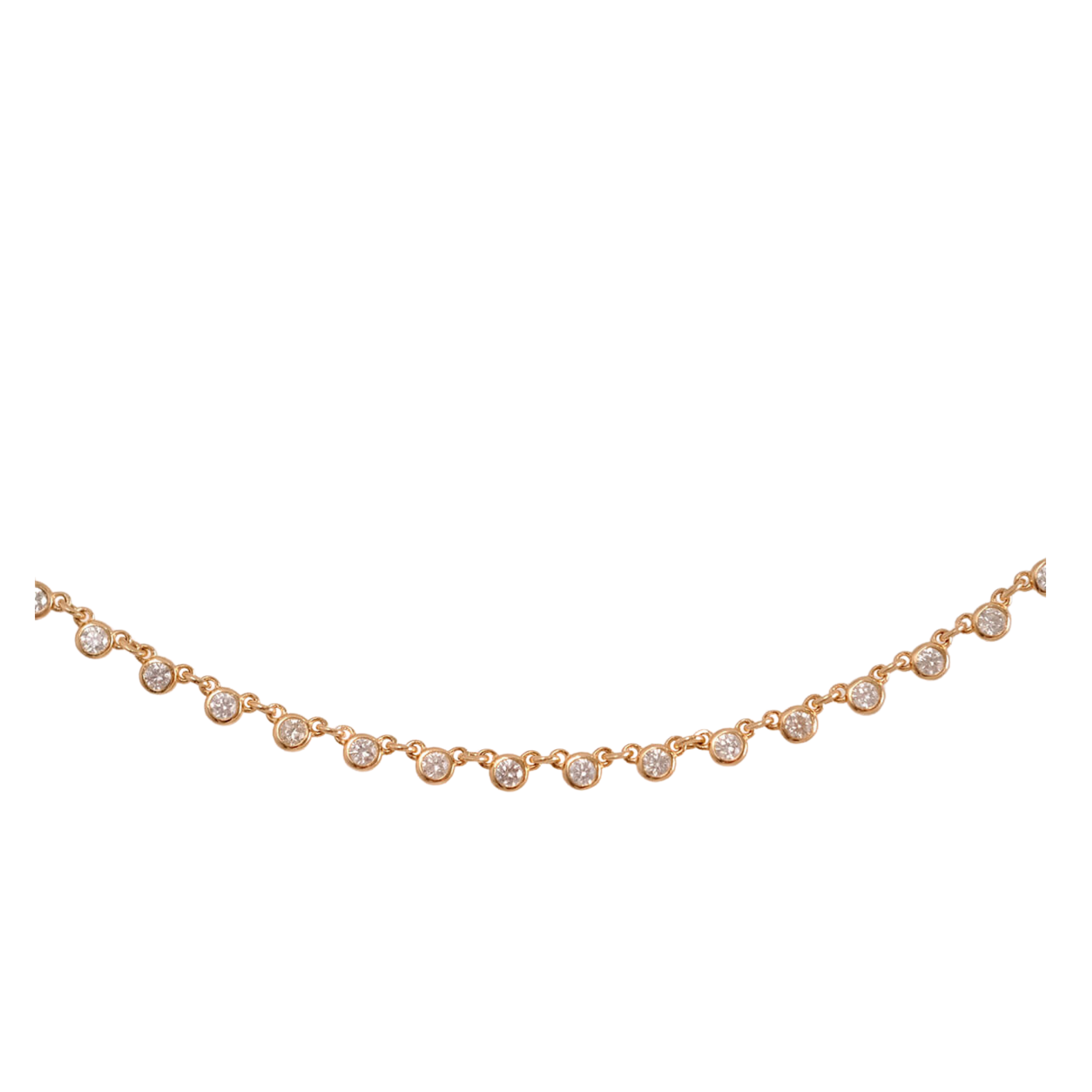Tennis Bling Lab Grown Diamond Necklace