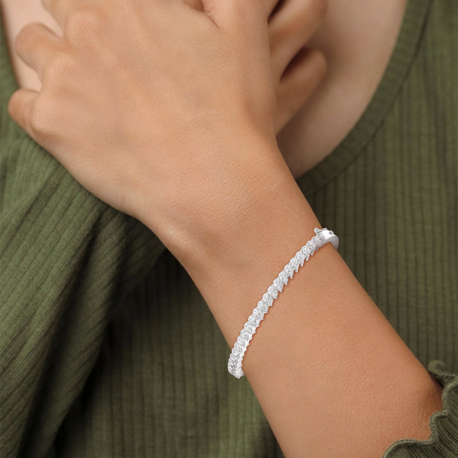 Pear Shape Kada Bracelet