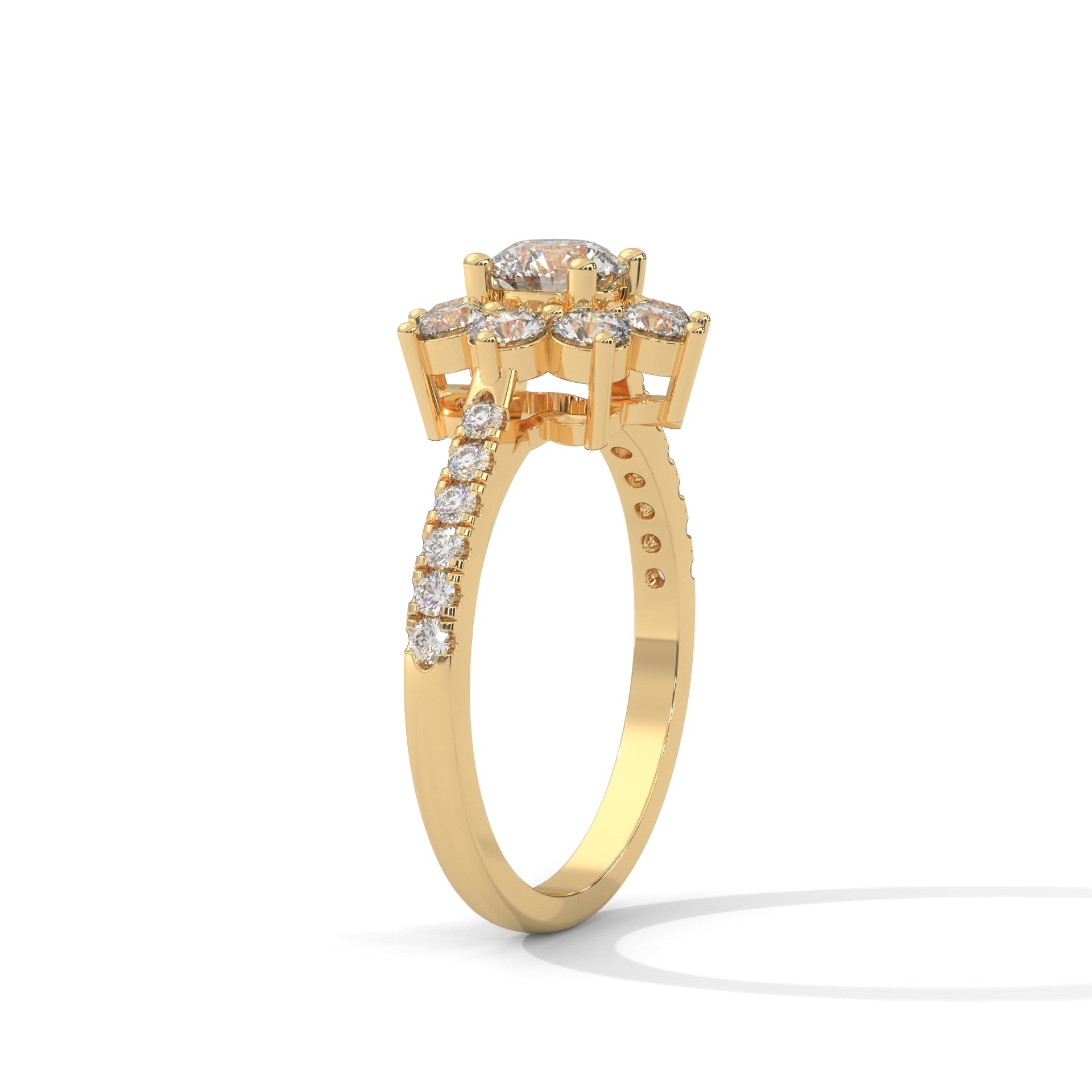 Labgrown Round Cut Solitaire ring