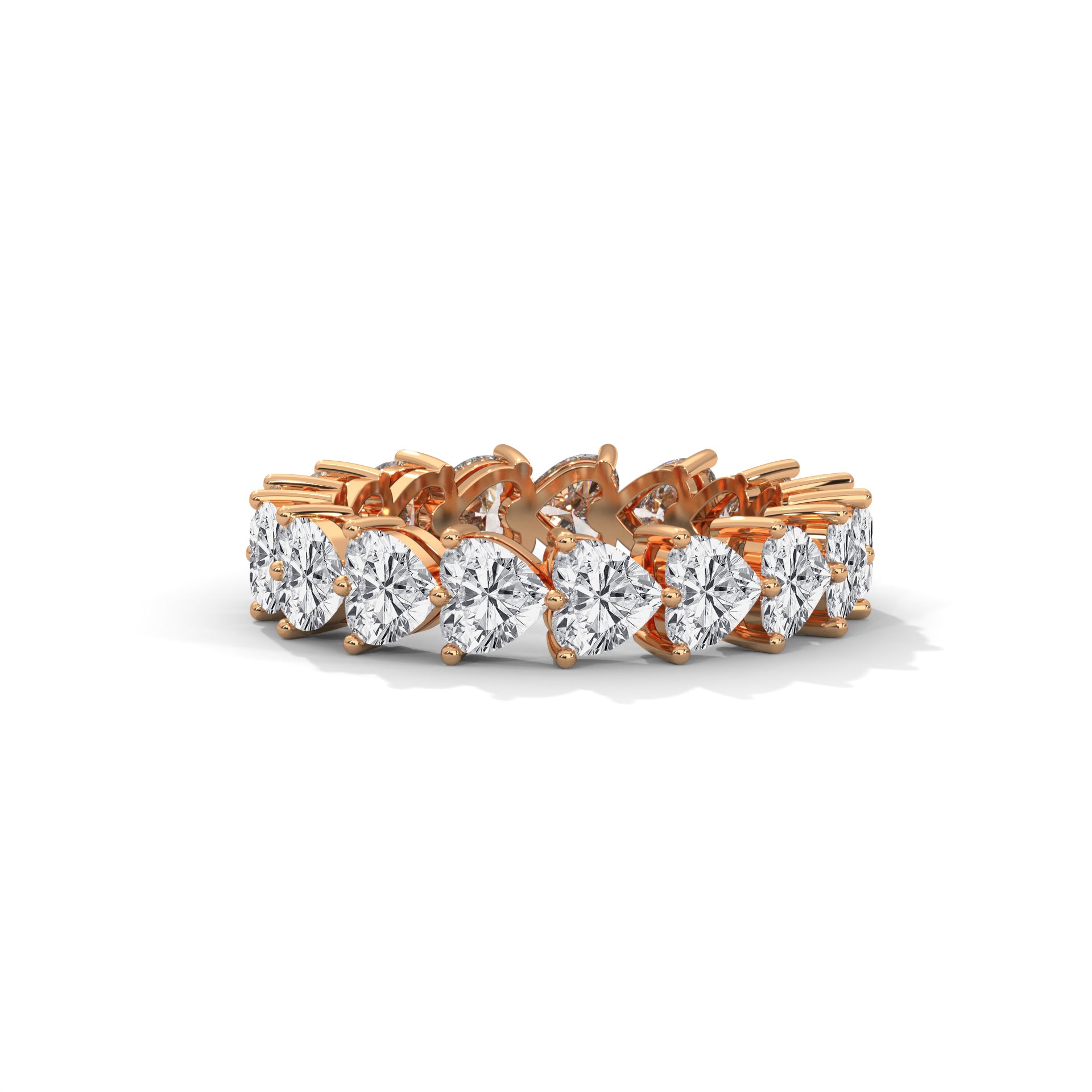 HEART SHAPE ETERNITY RING