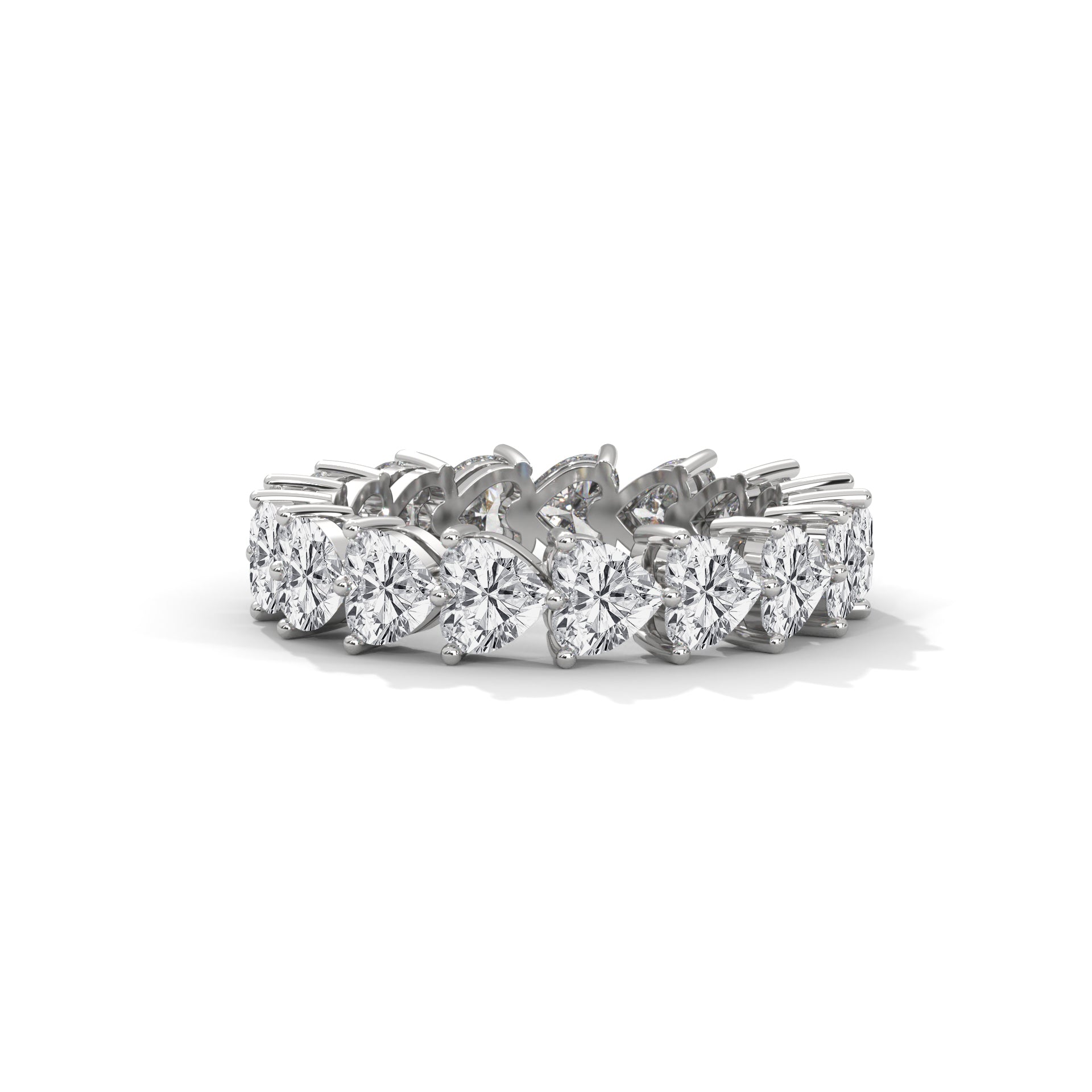 HEART SHAPE ETERNITY RING