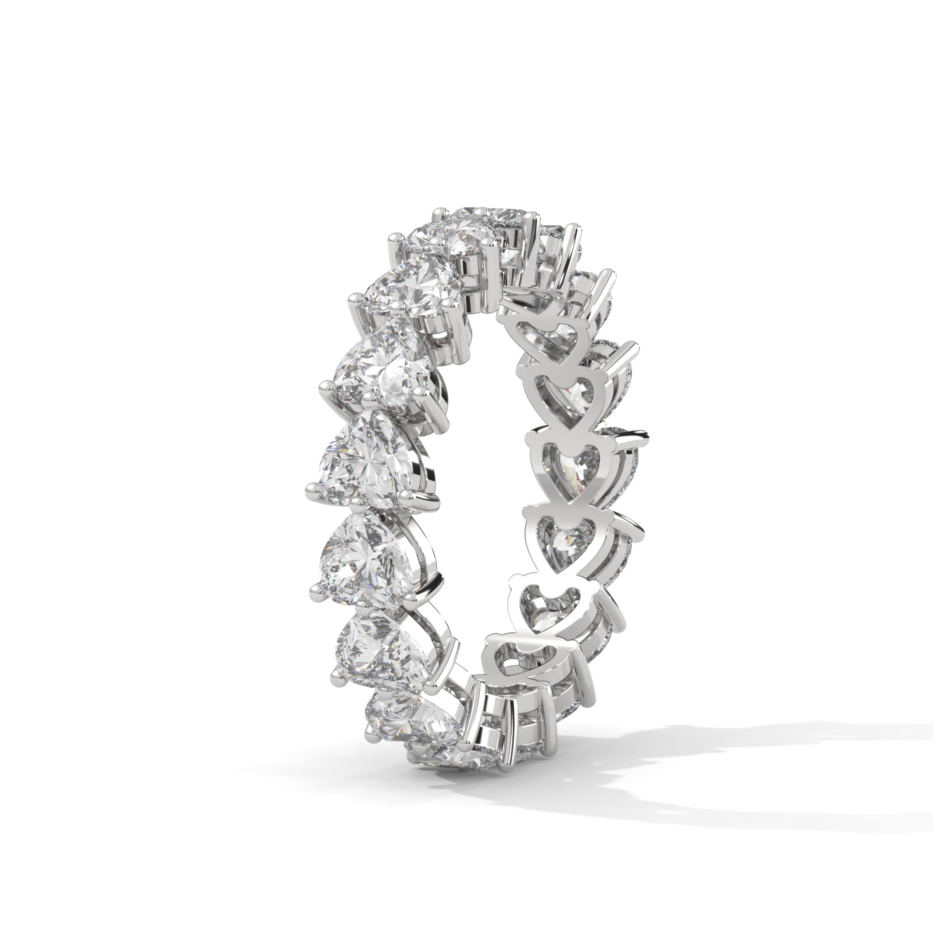 HEART SHAPE ETERNITY RING