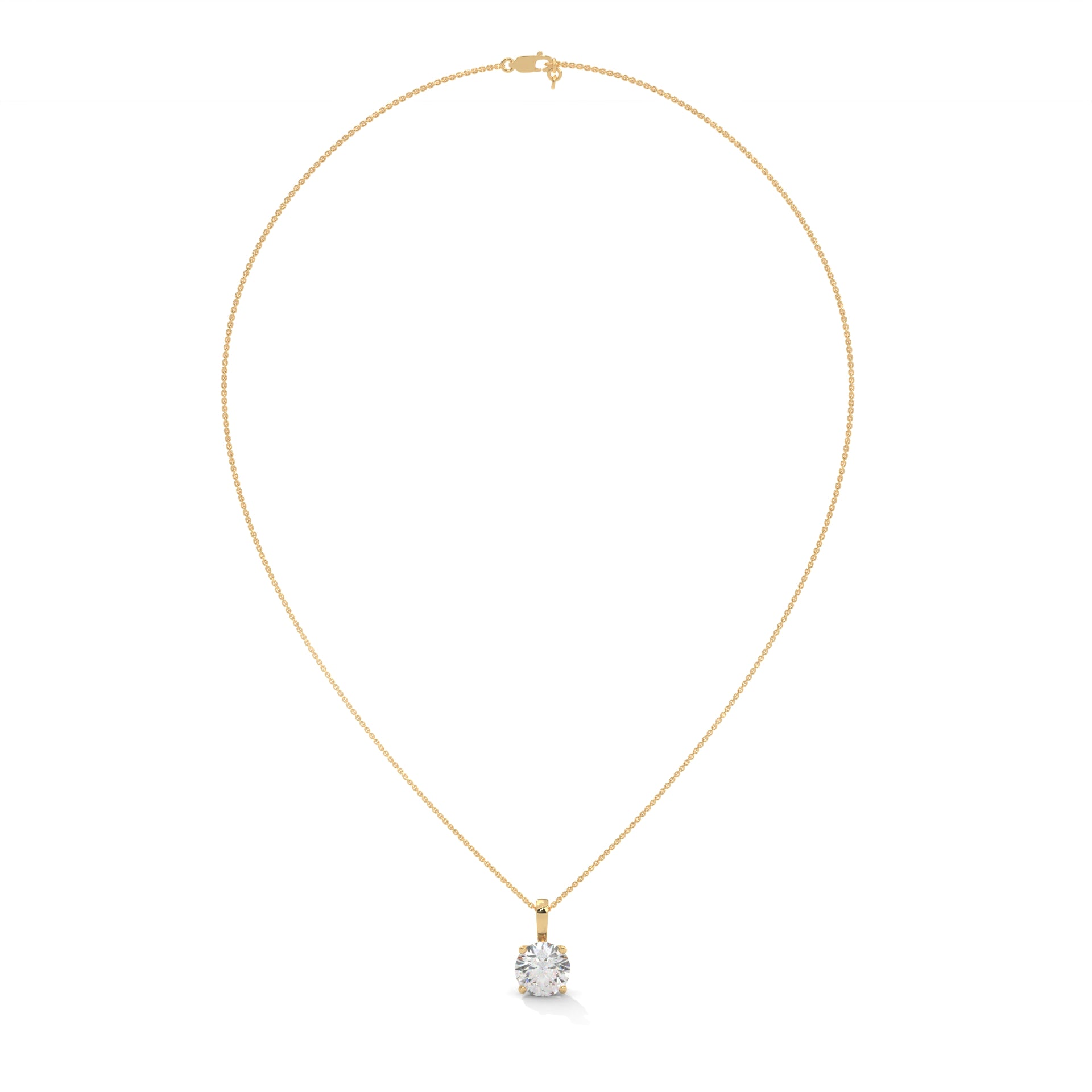2.75 CARAT ROUND SOLITAIRE PENDENT