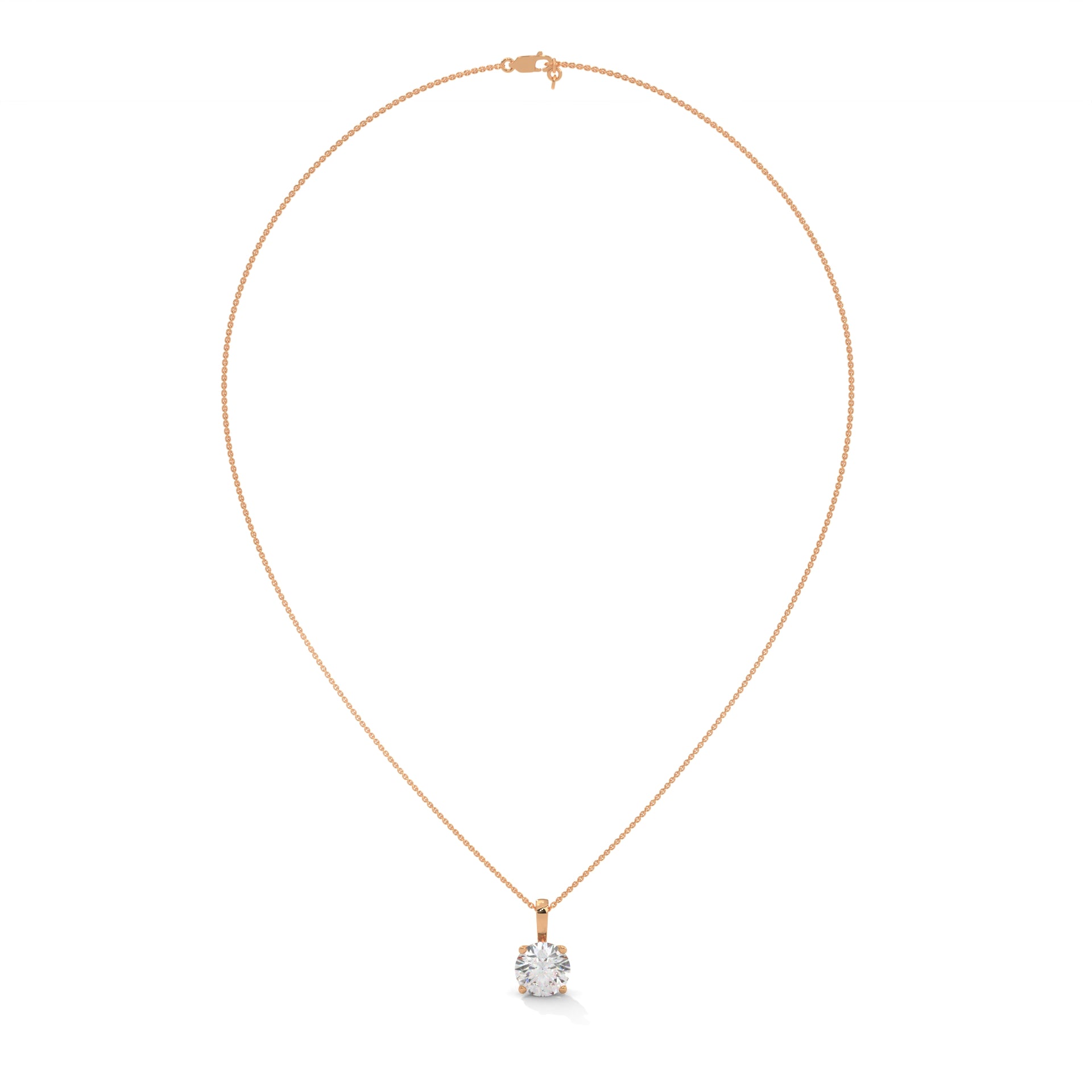 2.75 CARAT ROUND SOLITAIRE PENDENT