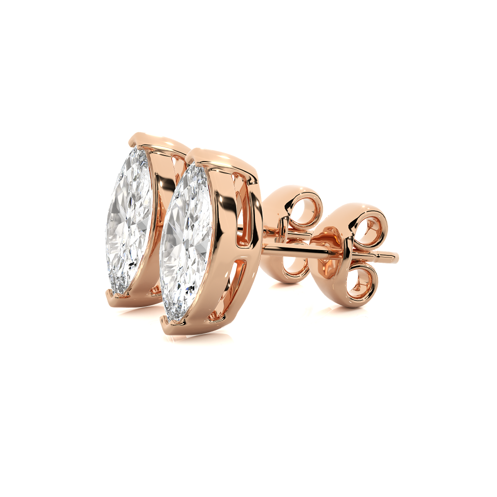 1 - 1 Carat Marquise cut Earring Tops | ATYANTA JEWELS