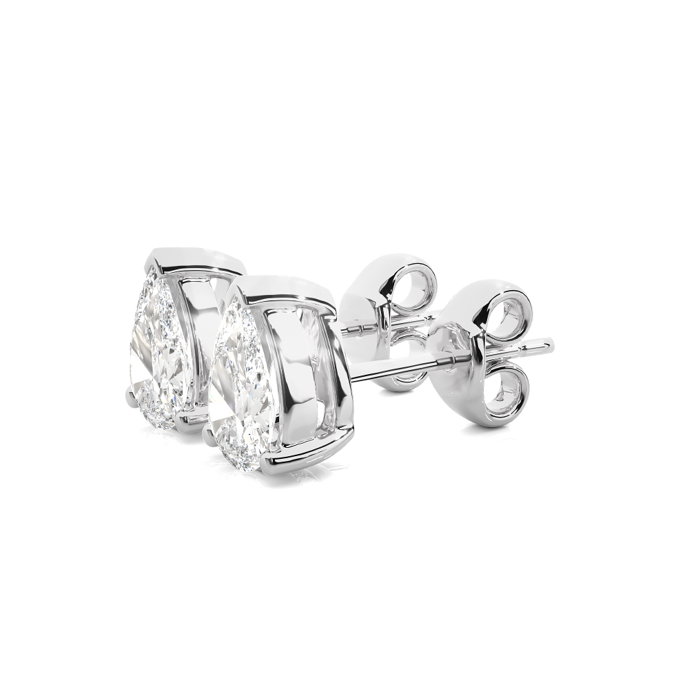 1 - 1 Carat Pear cut Earring Tops | ATYANTA JEWELS