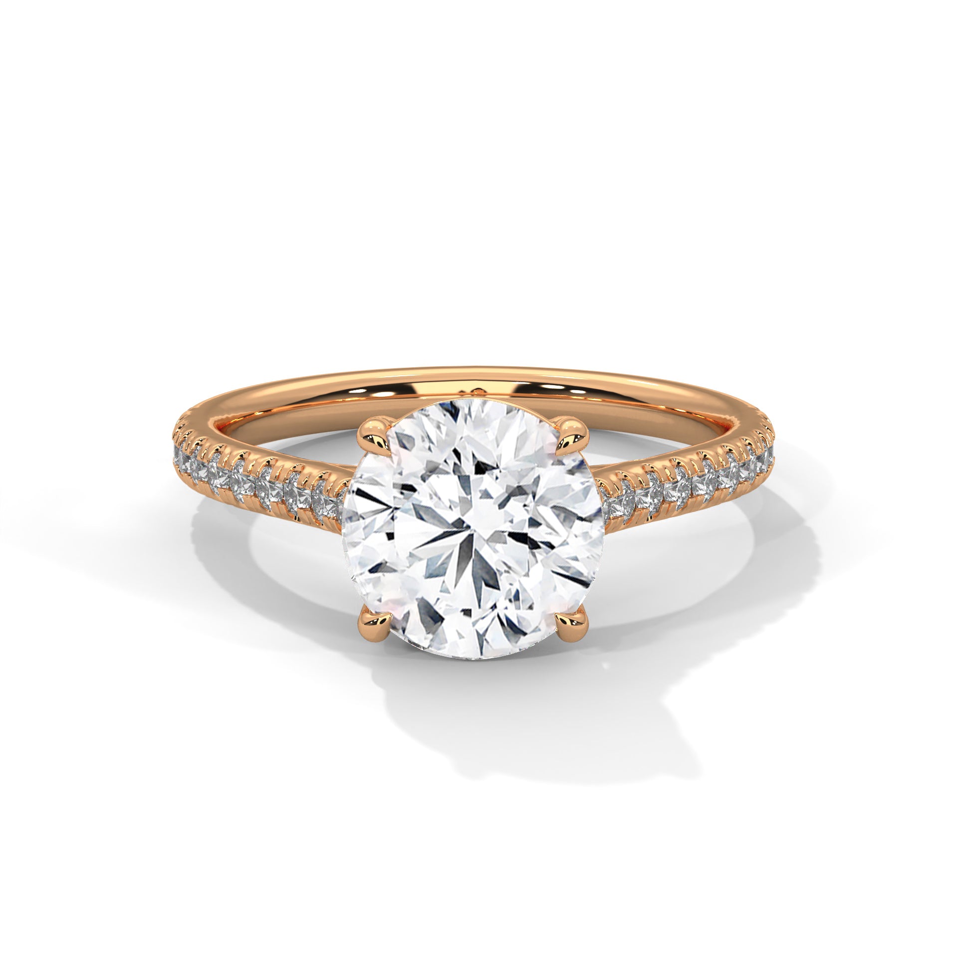 0.50 carat Labgrown Diamond Round Shape Ring