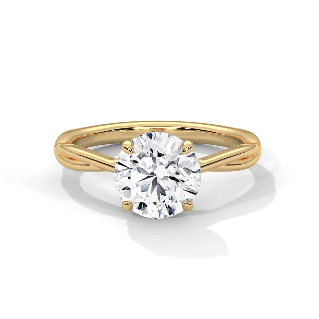 1.00 carat Labgrown Diamond Round shape Daily Wear Ring