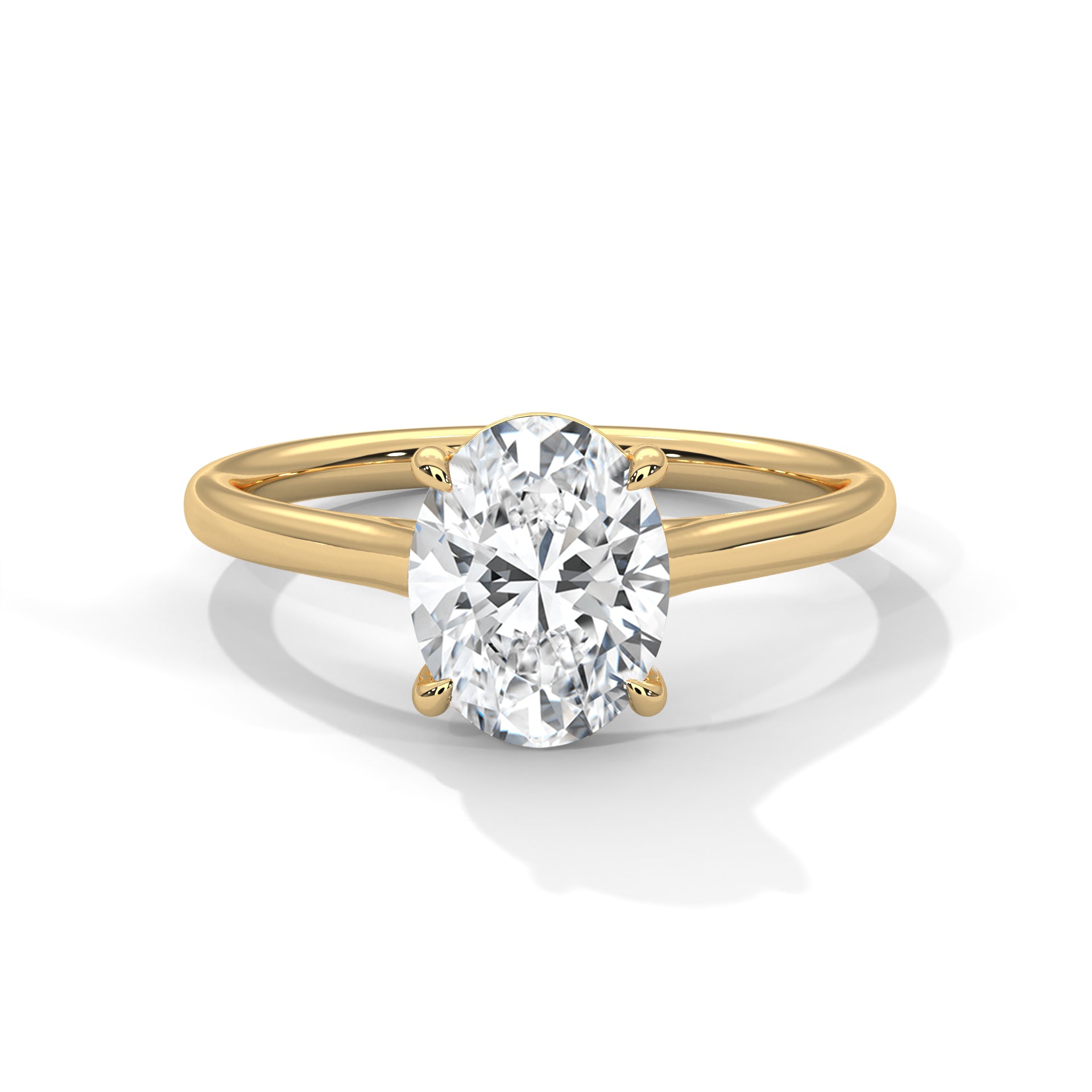 2.00 carat Labgrown Diamond OVAL shape Daily Wear Ring