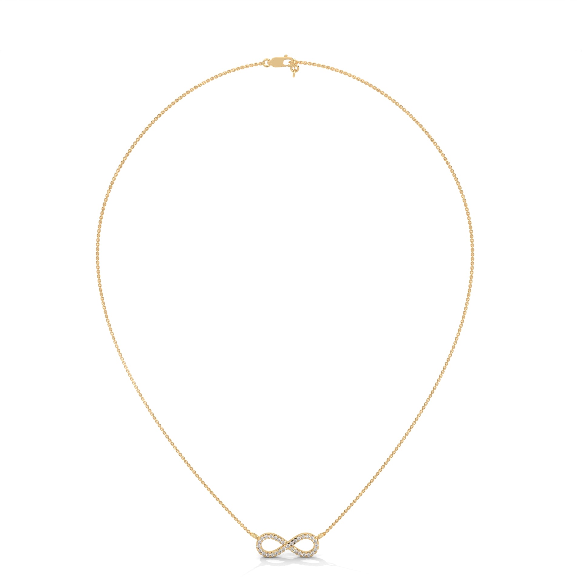 INFINITY DIAMOND PENDANT