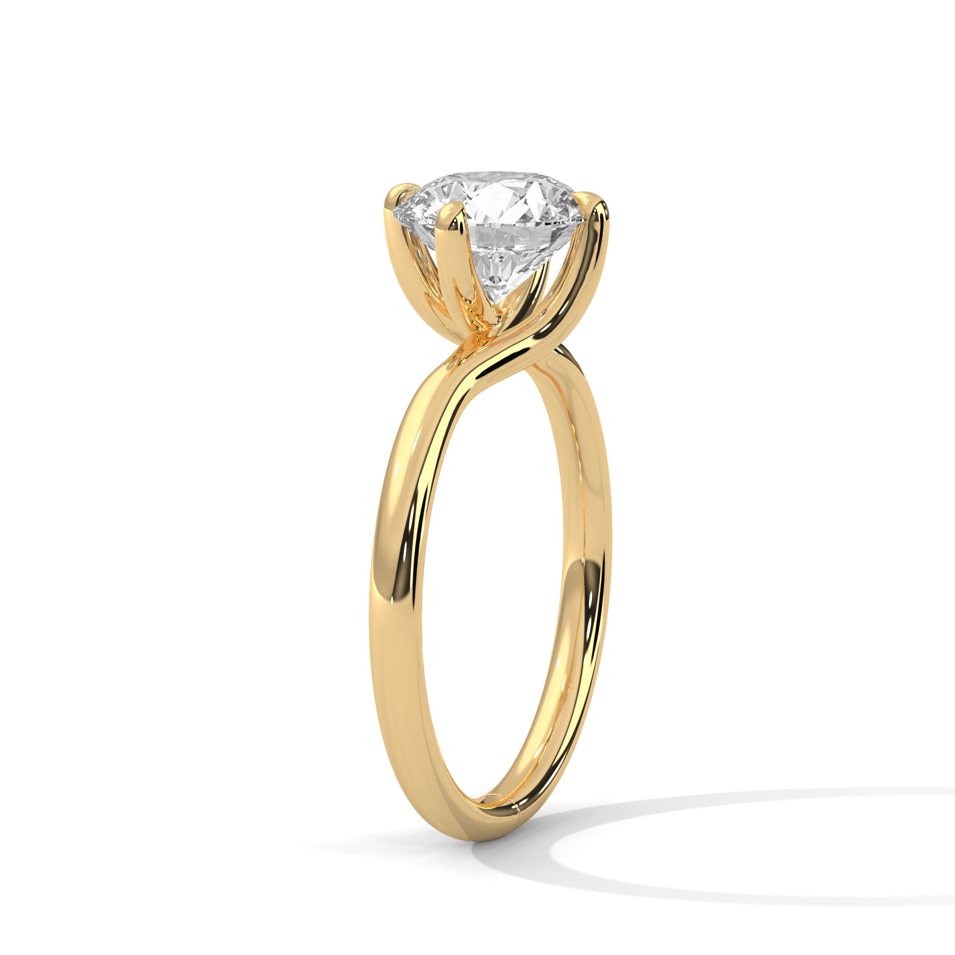 2.00 CARAT ROUND LAB DIAMOND SOLITAIRE RING
