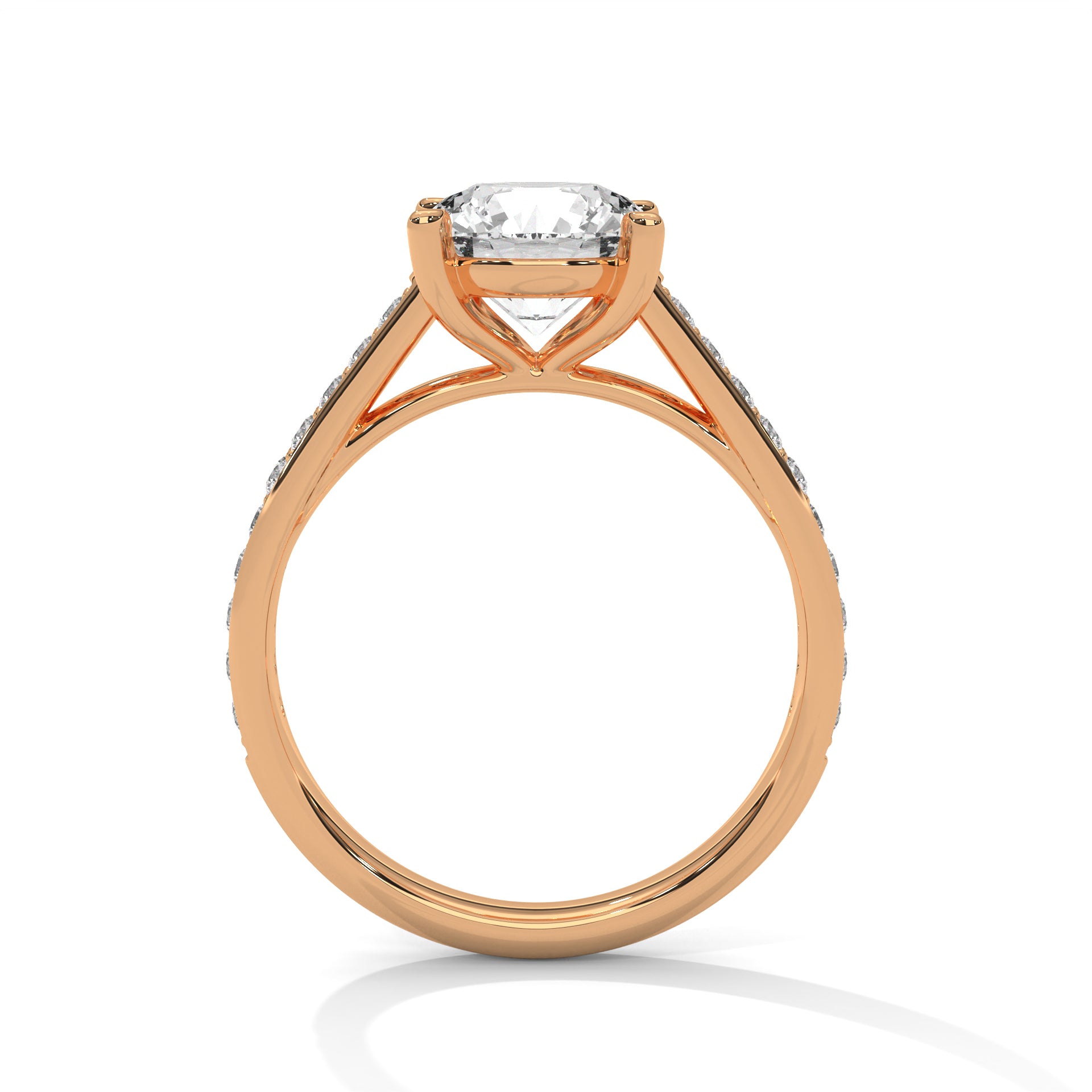 0.80 CARAT ROUND SOLITAIRE DIAMOND RING