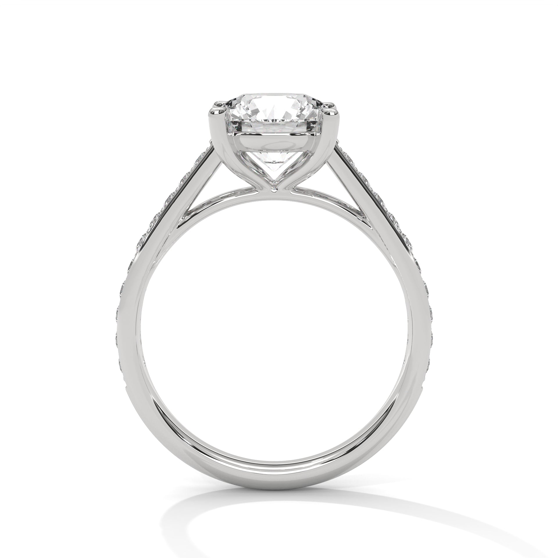 0.80 CARAT ROUND SOLITAIRE DIAMOND RING