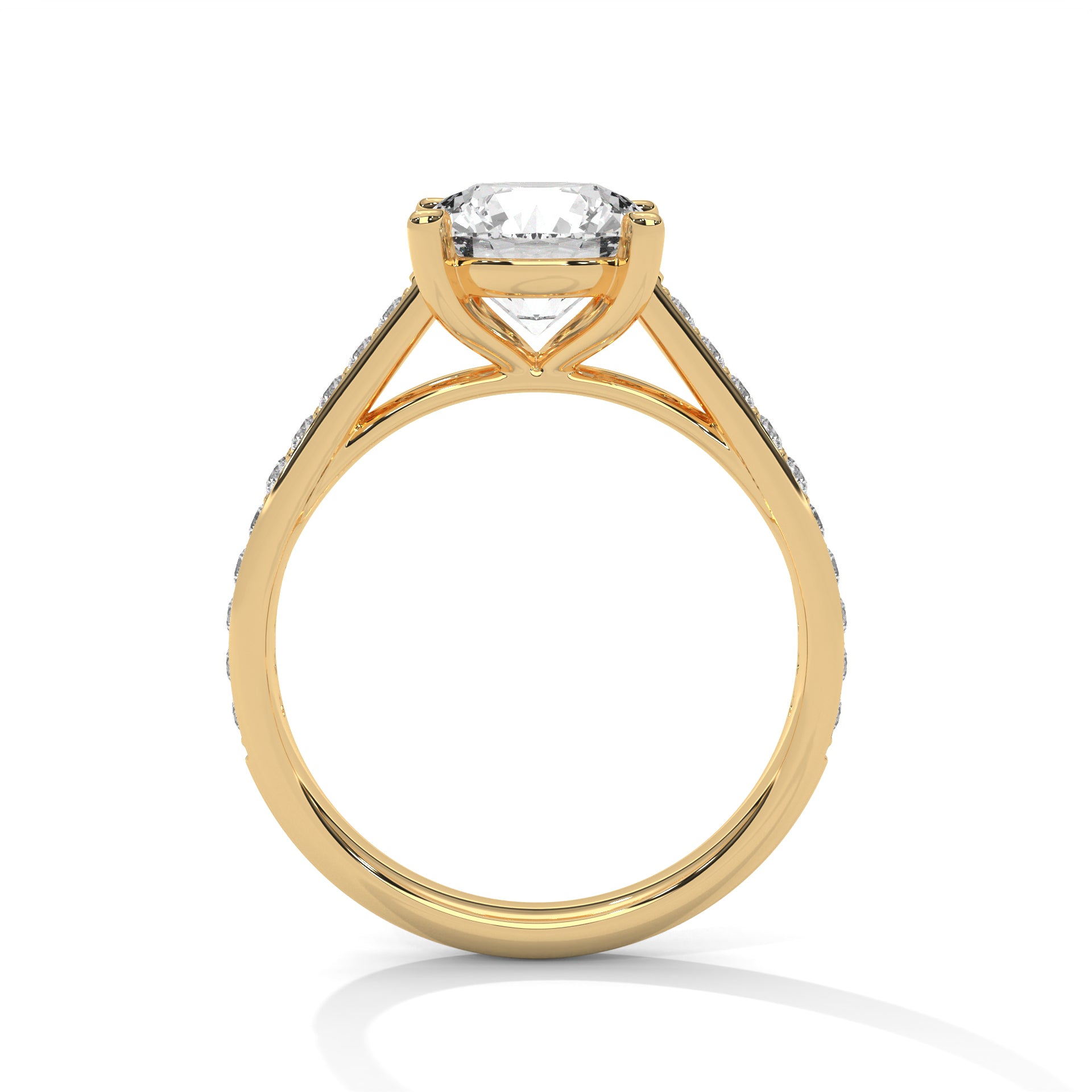 0.80 CARAT ROUND SOLITAIRE DIAMOND RING
