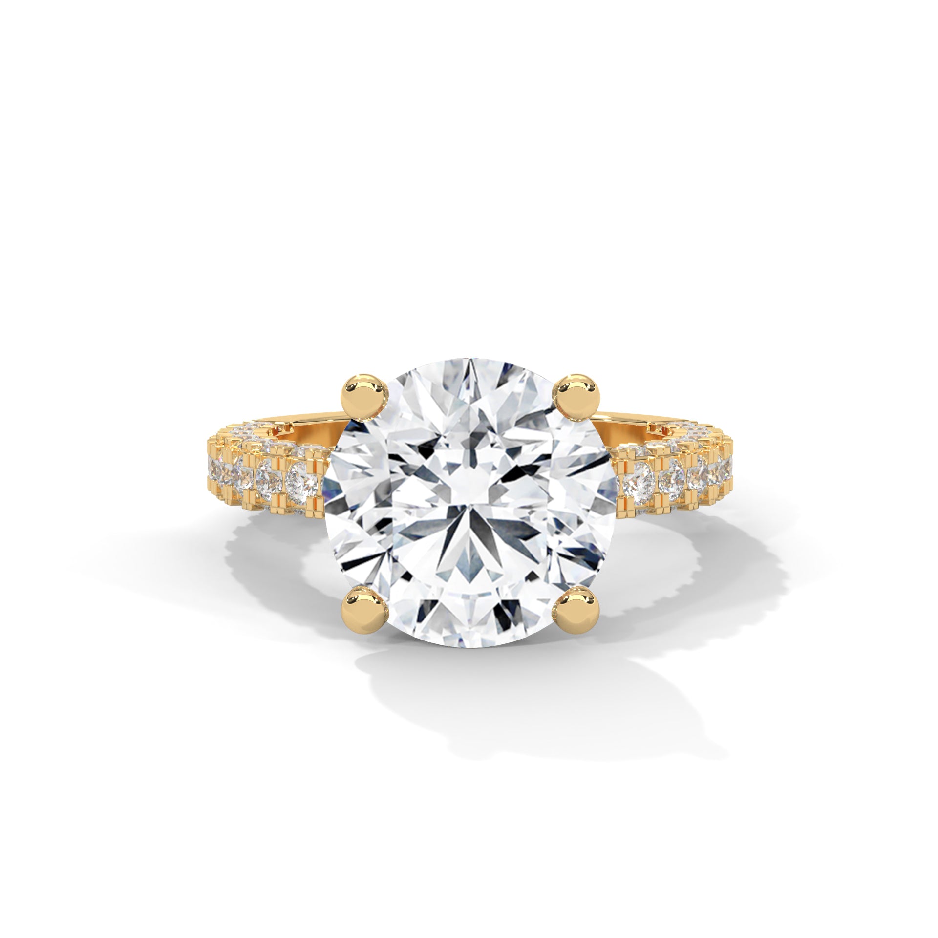 5.00 CARAT ROUND DIAMOND SOLITAIRE RING