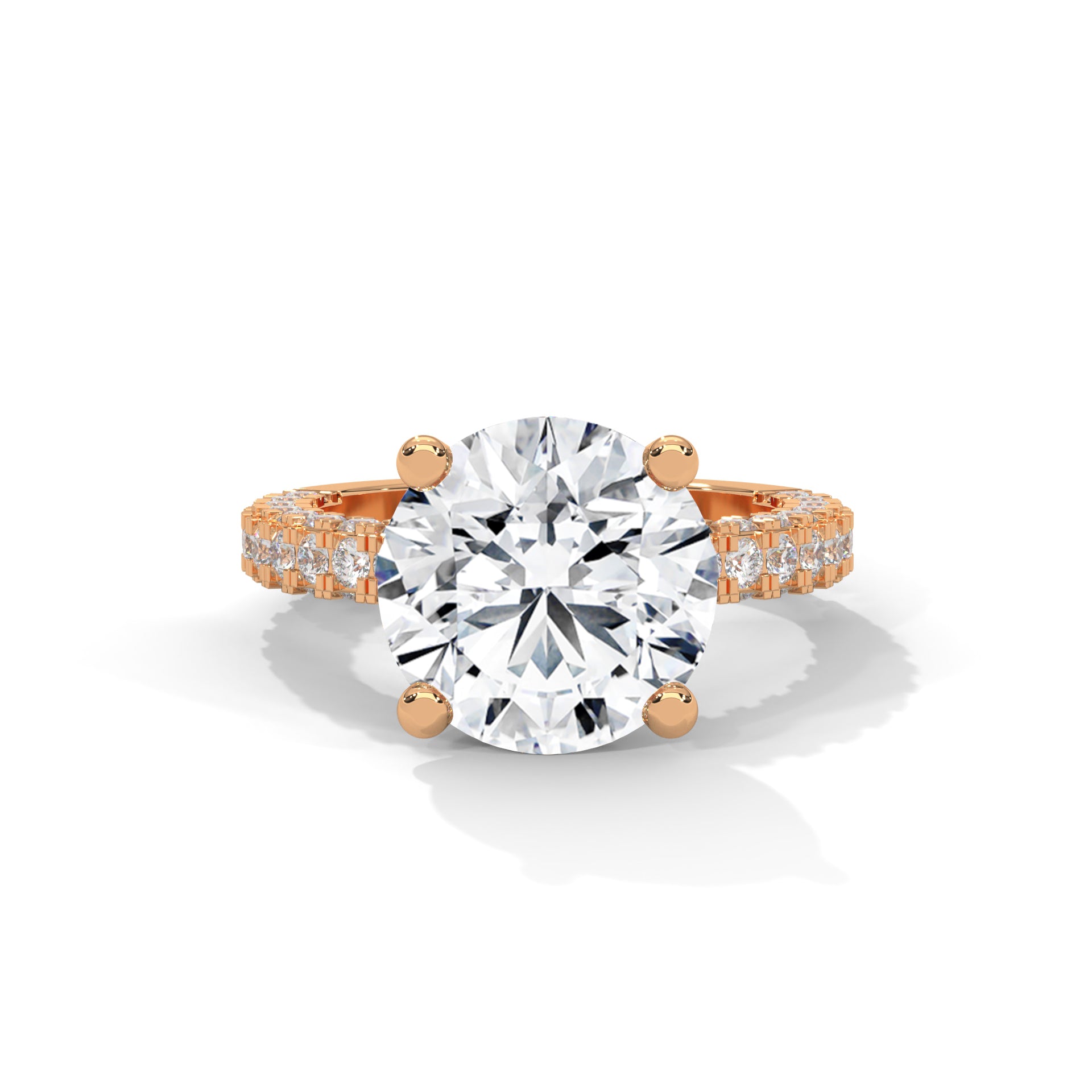5.00 CARAT ROUND DIAMOND SOLITAIRE RING