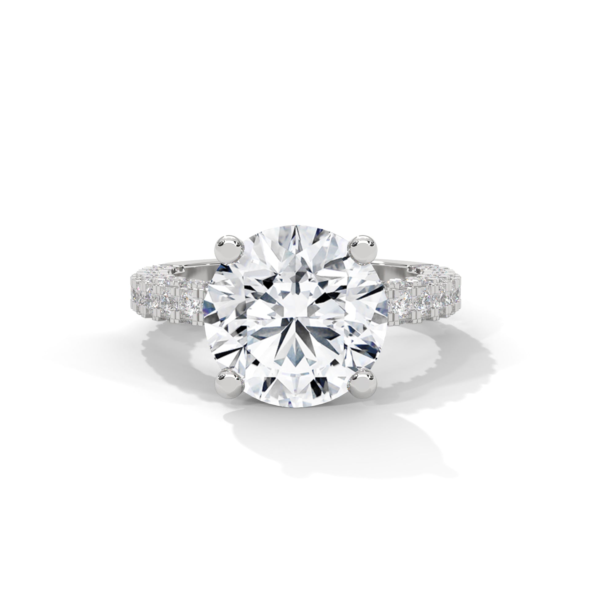 5.00 CARAT ROUND DIAMOND SOLITAIRE RING