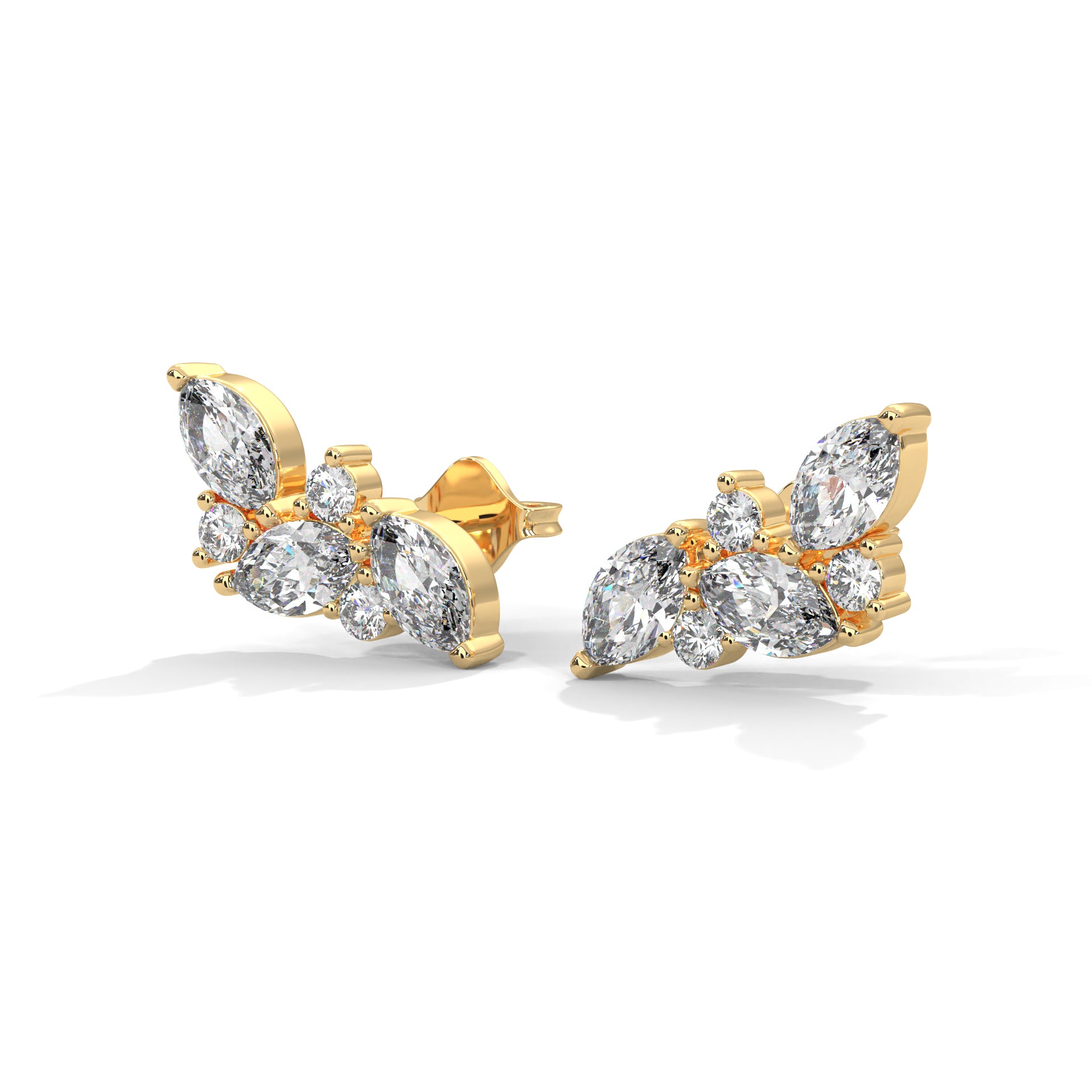 DELICATE WINGS STUDS EARRINGS