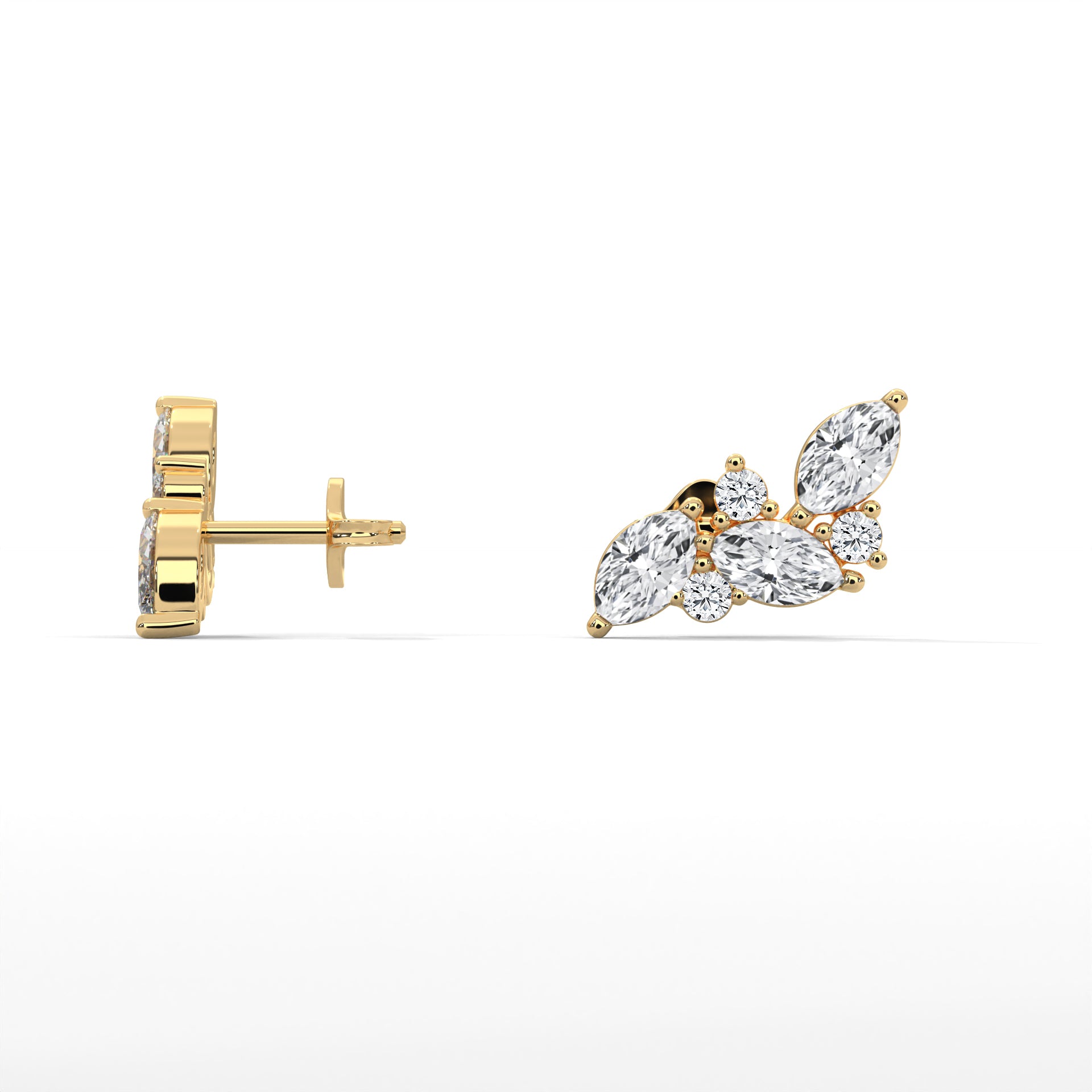 DELICATE WINGS STUDS EARRINGS