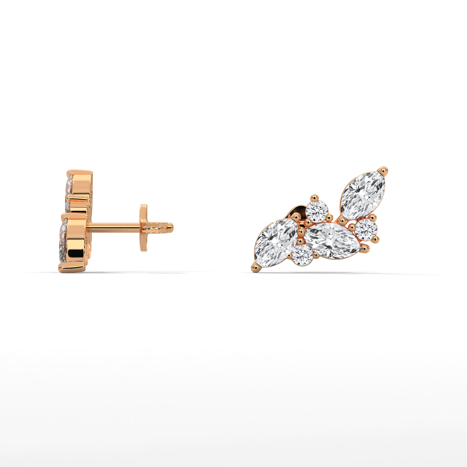 DELICATE WINGS STUDS EARRINGS