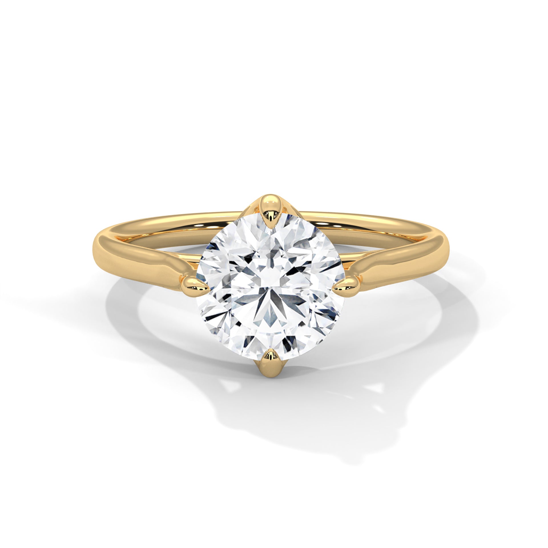 1.00 carat Labgrown Diamond Round shape Endless Ring