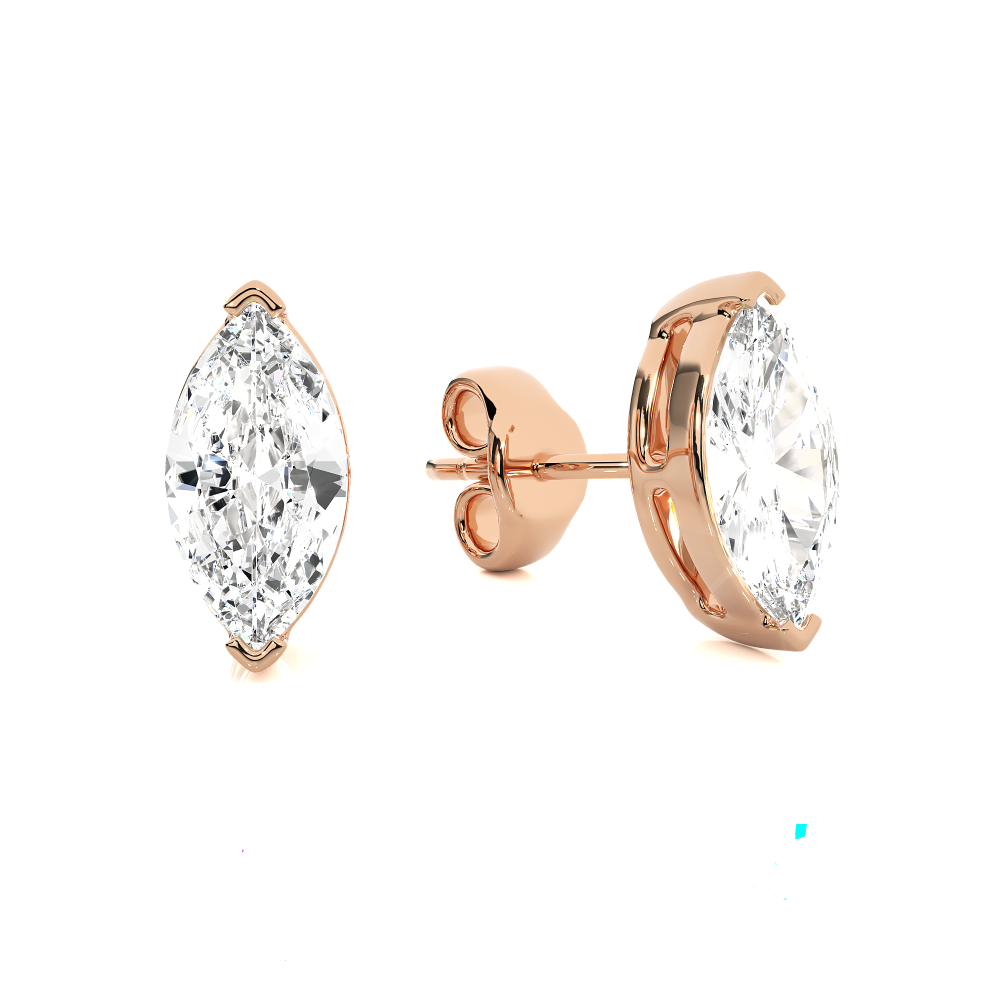 1 - 1 Carat Marquise cut Earring Tops | ATYANTA JEWELS