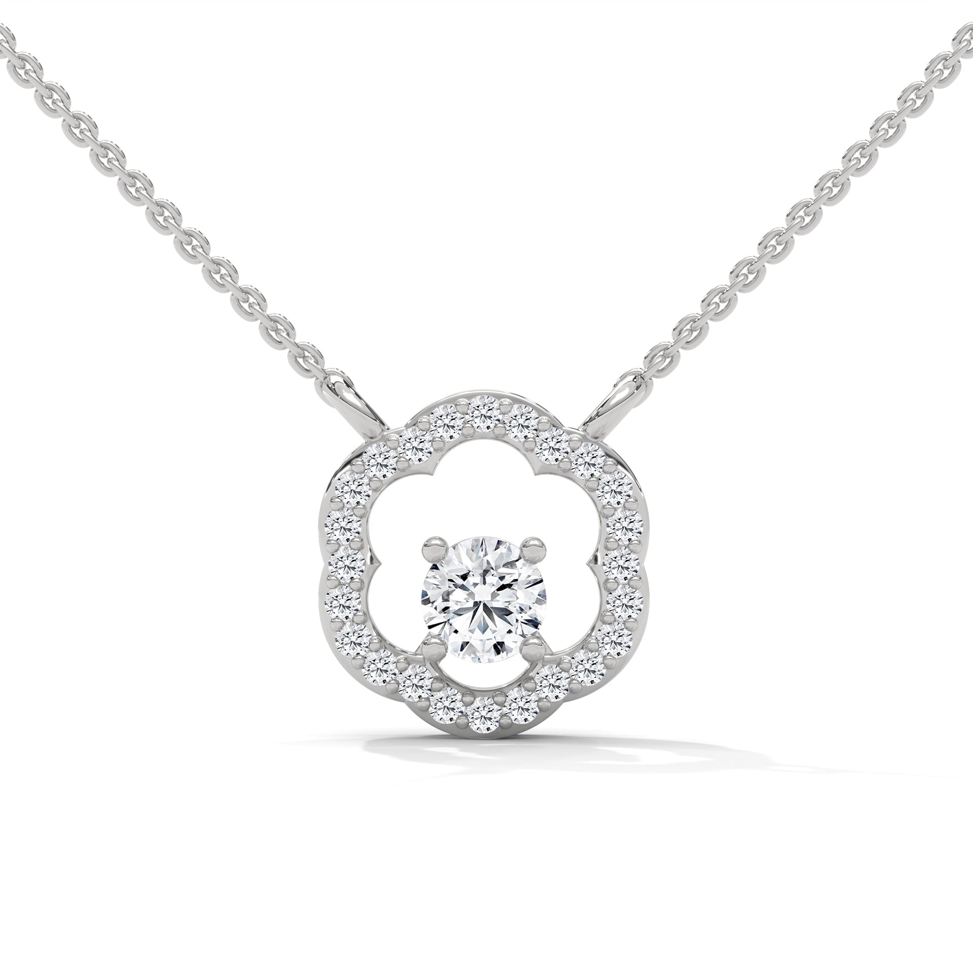 ROUND SHAPE SOLITAIRE PENDENT