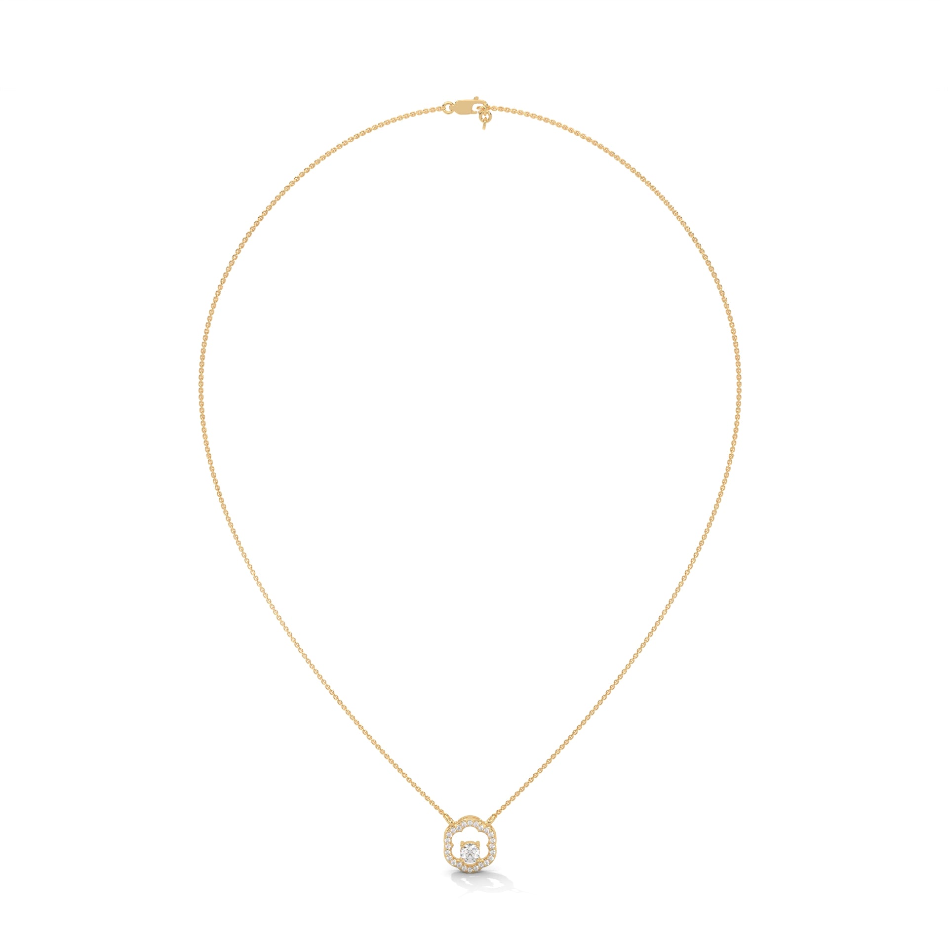 ROUND SHAPE SOLITAIRE PENDENT