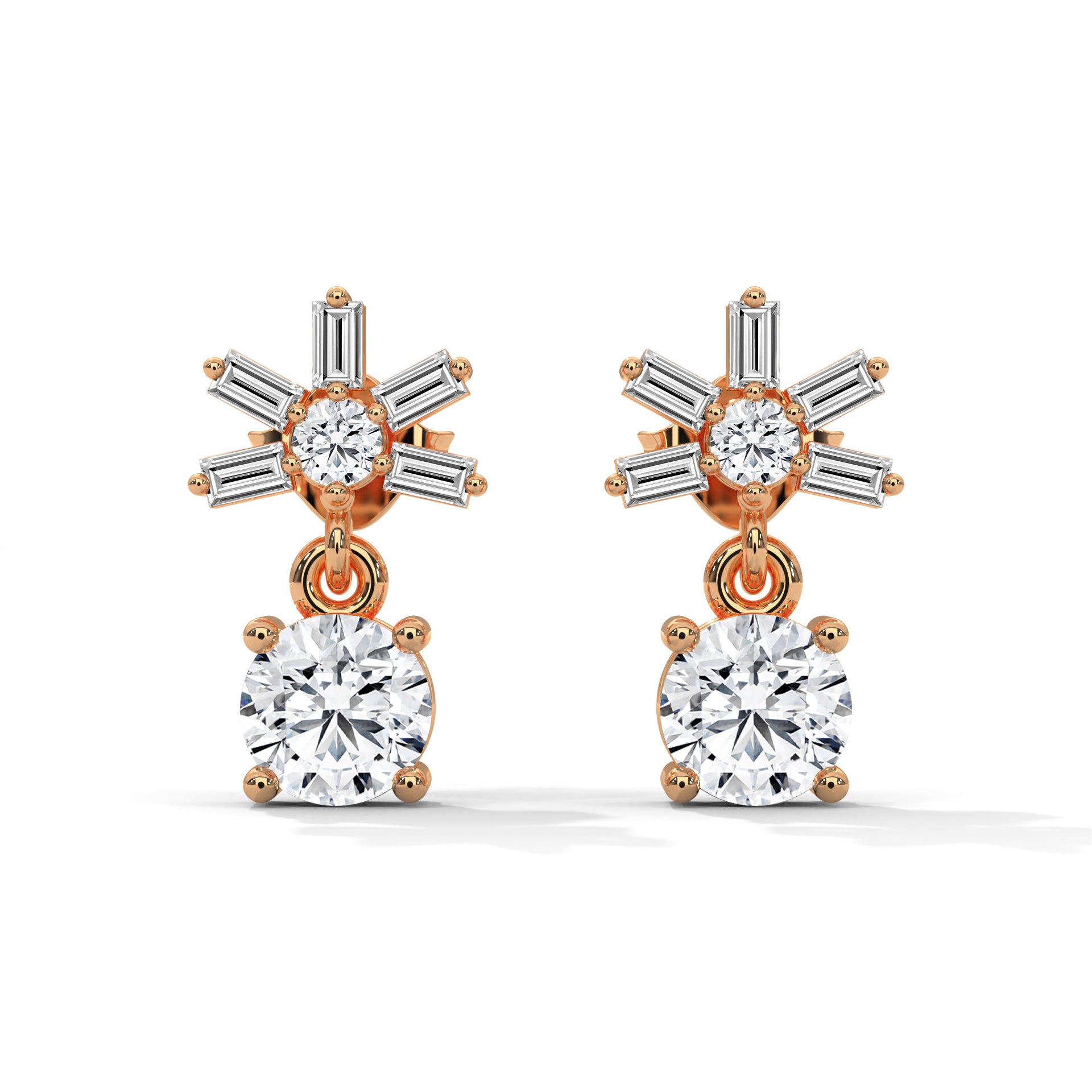 Anniversary Gifts Lab Grown Diamond Studs Earrings