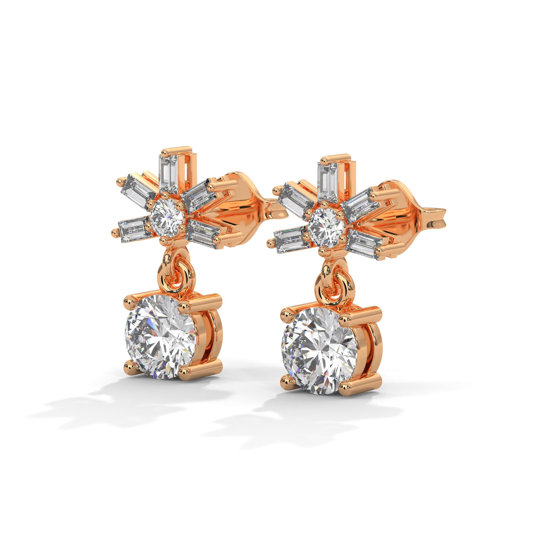 Anniversary Gifts Lab Grown Diamond Studs Earrings