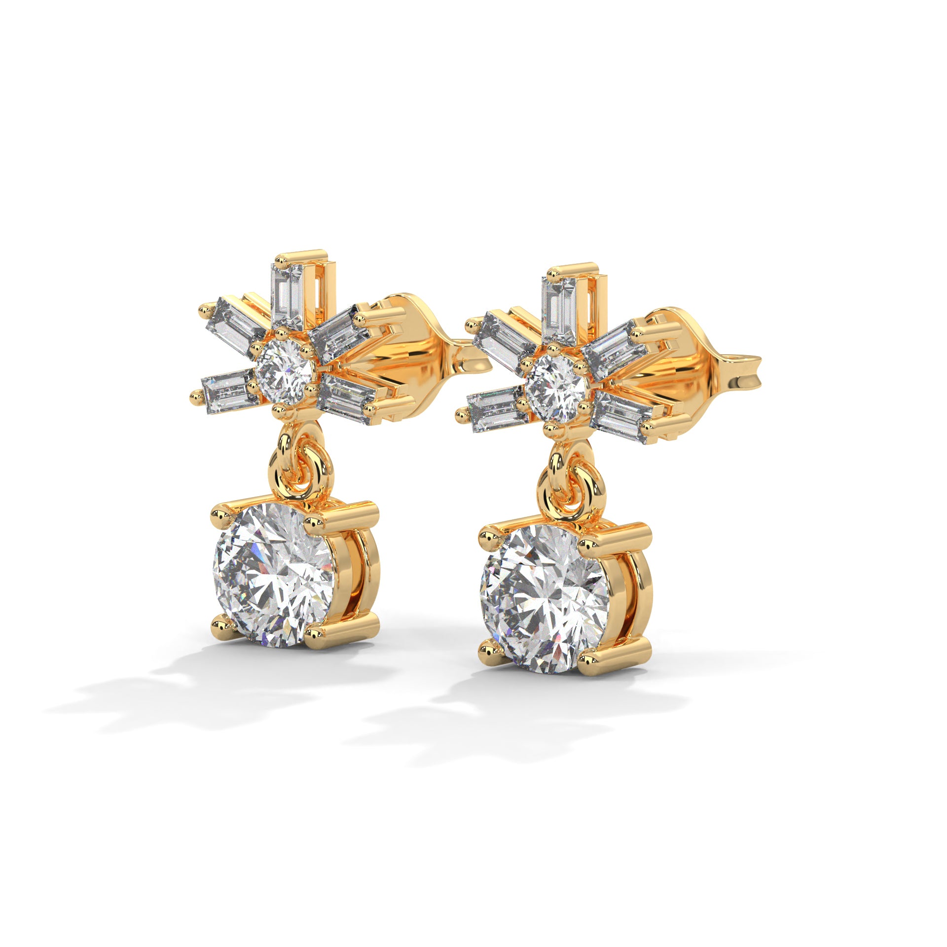Anniversary Gifts Lab Grown Diamond Studs Earrings