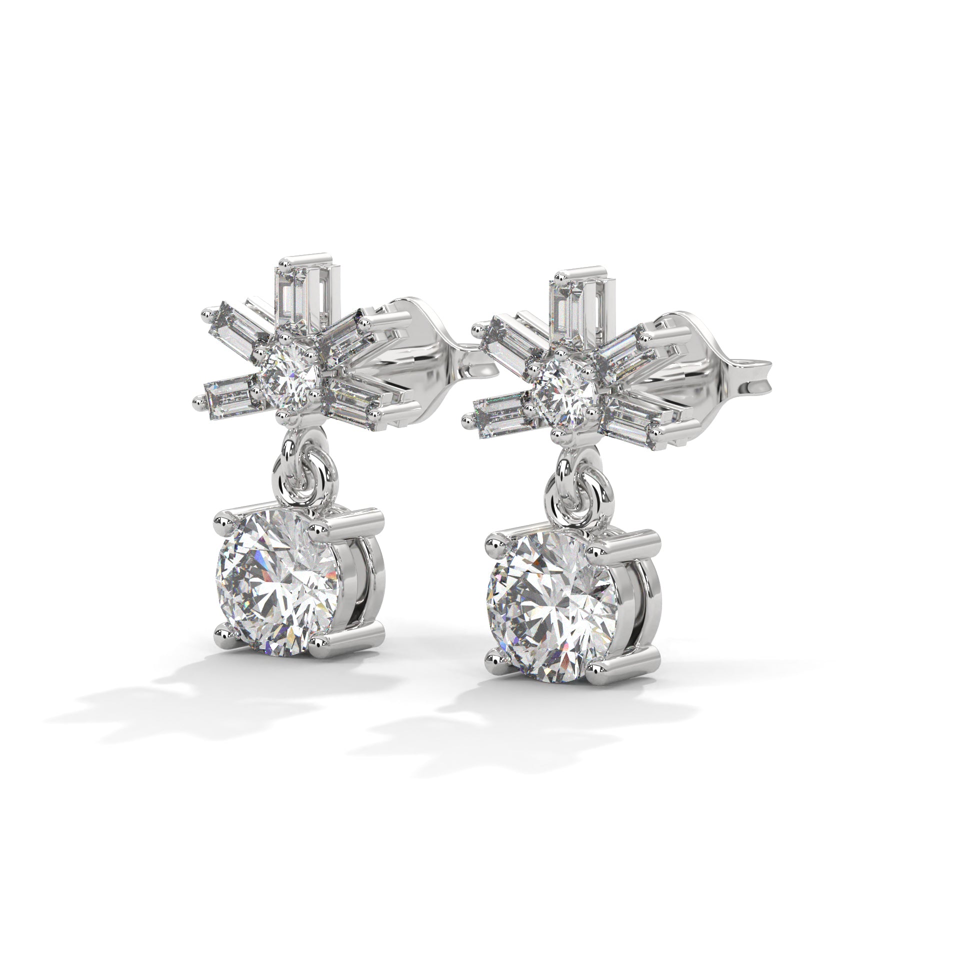 Anniversary Gifts Lab Grown Diamond Studs Earrings