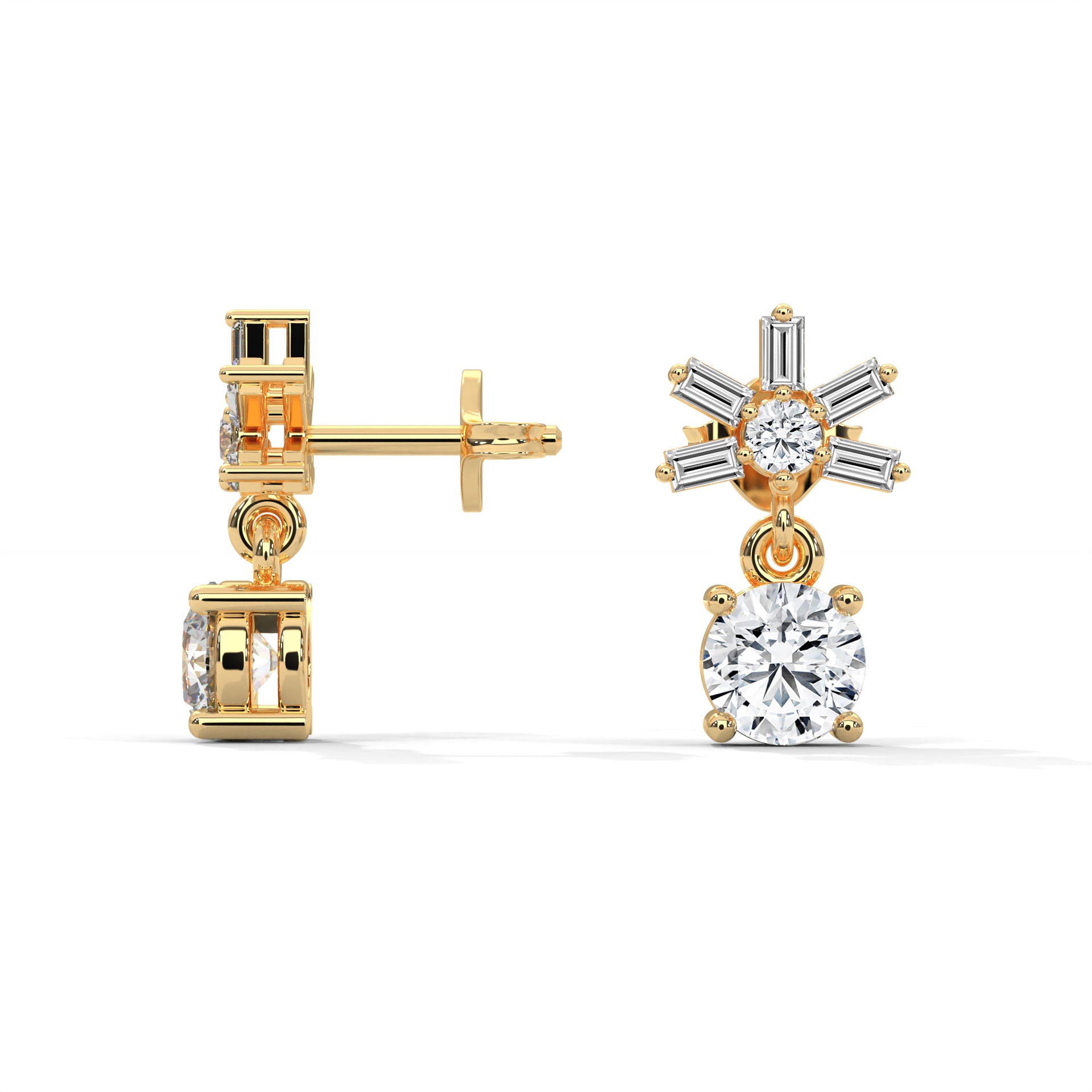 Anniversary Gifts Lab Grown Diamond Studs Earrings