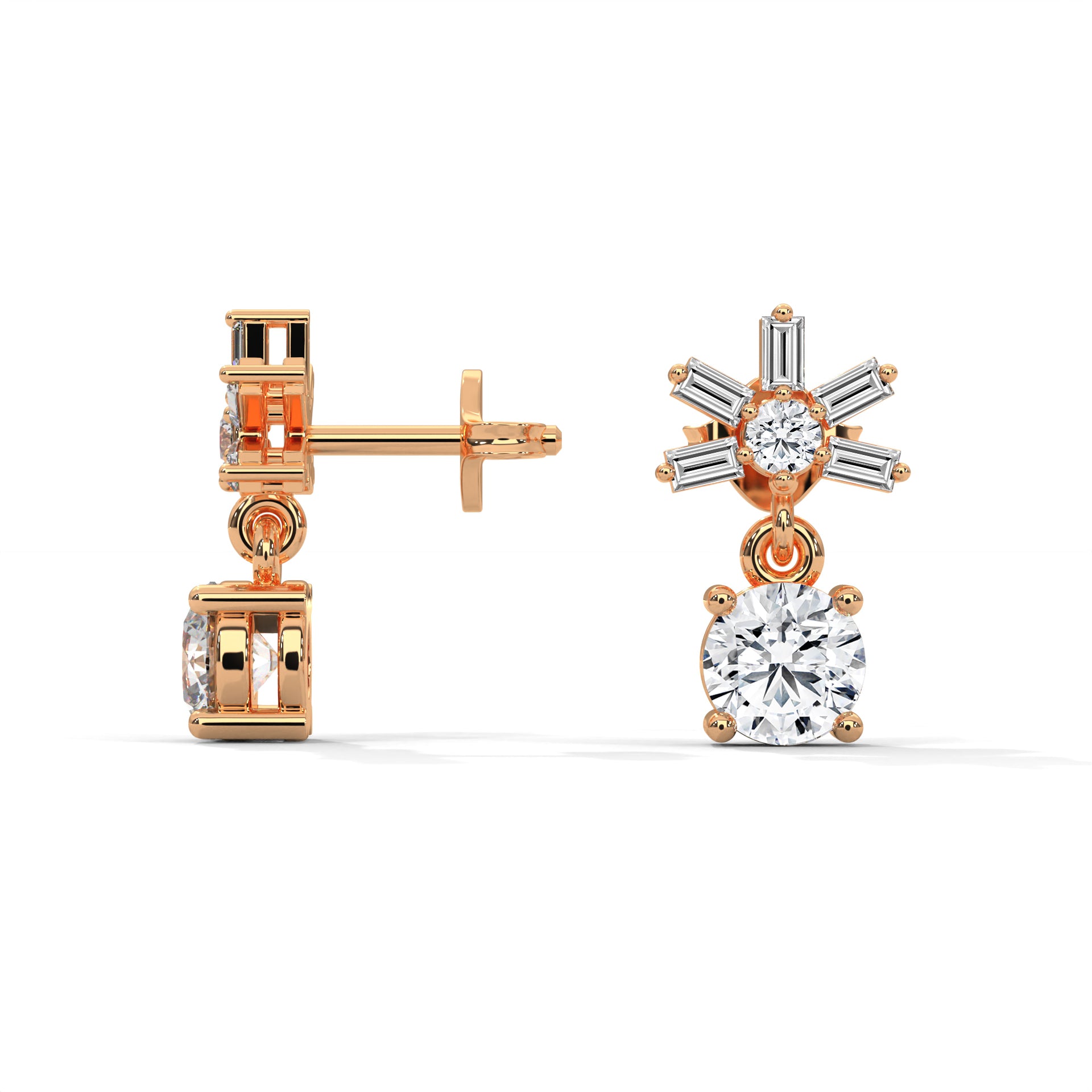 Anniversary Gifts Lab Grown Diamond Studs Earrings