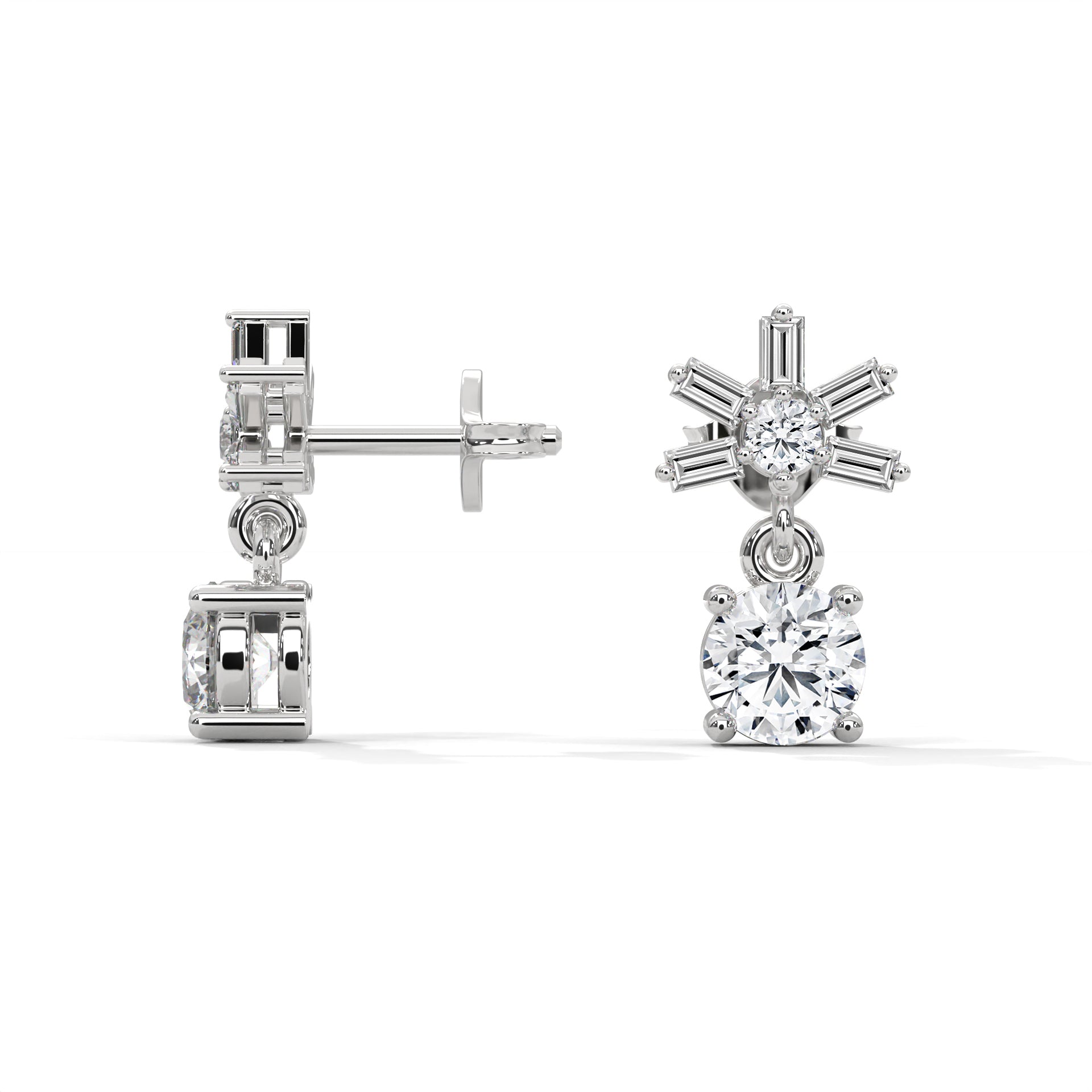 Anniversary Gifts Lab Grown Diamond Studs Earrings