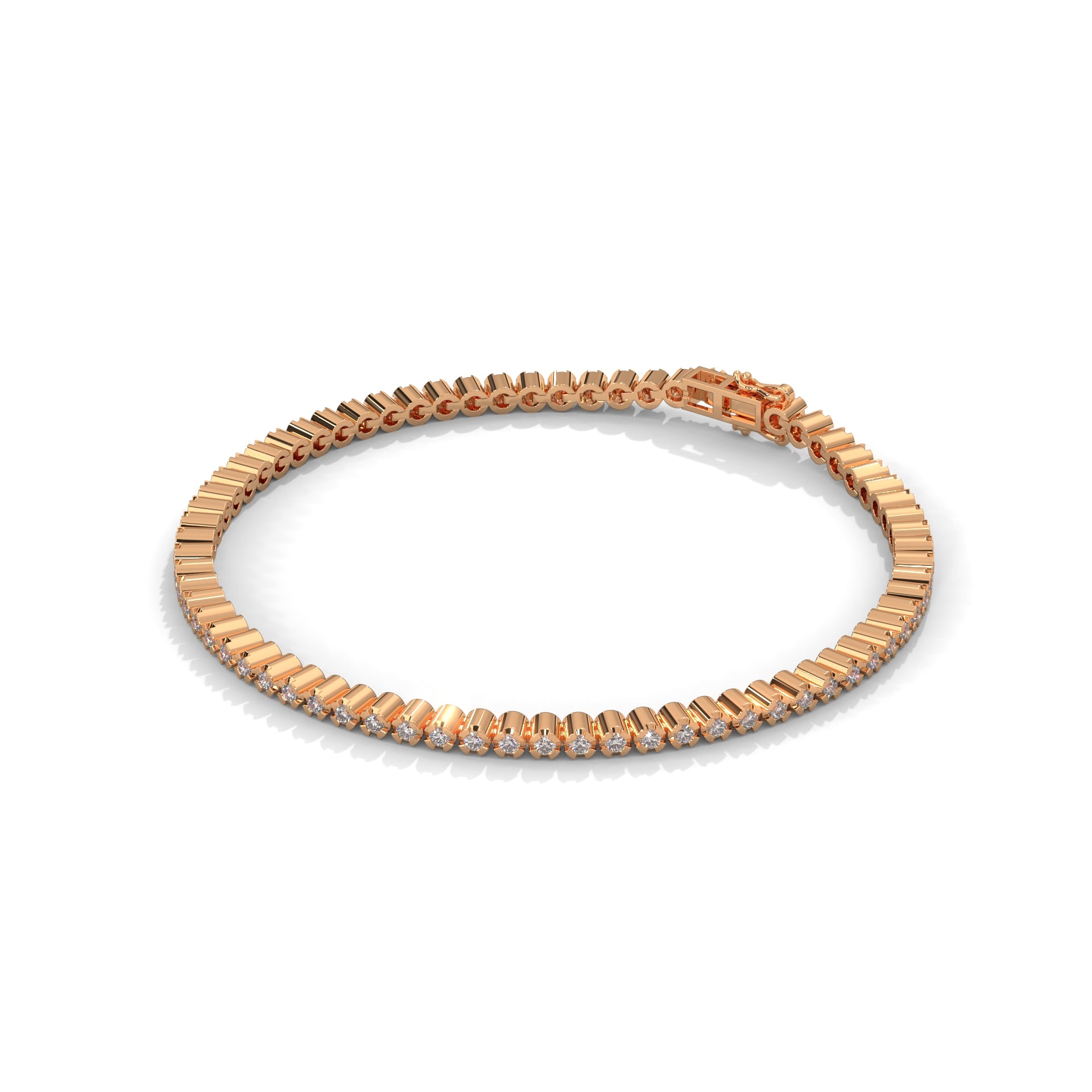 0.02 CARAT ROUND TENNIS BRACELET