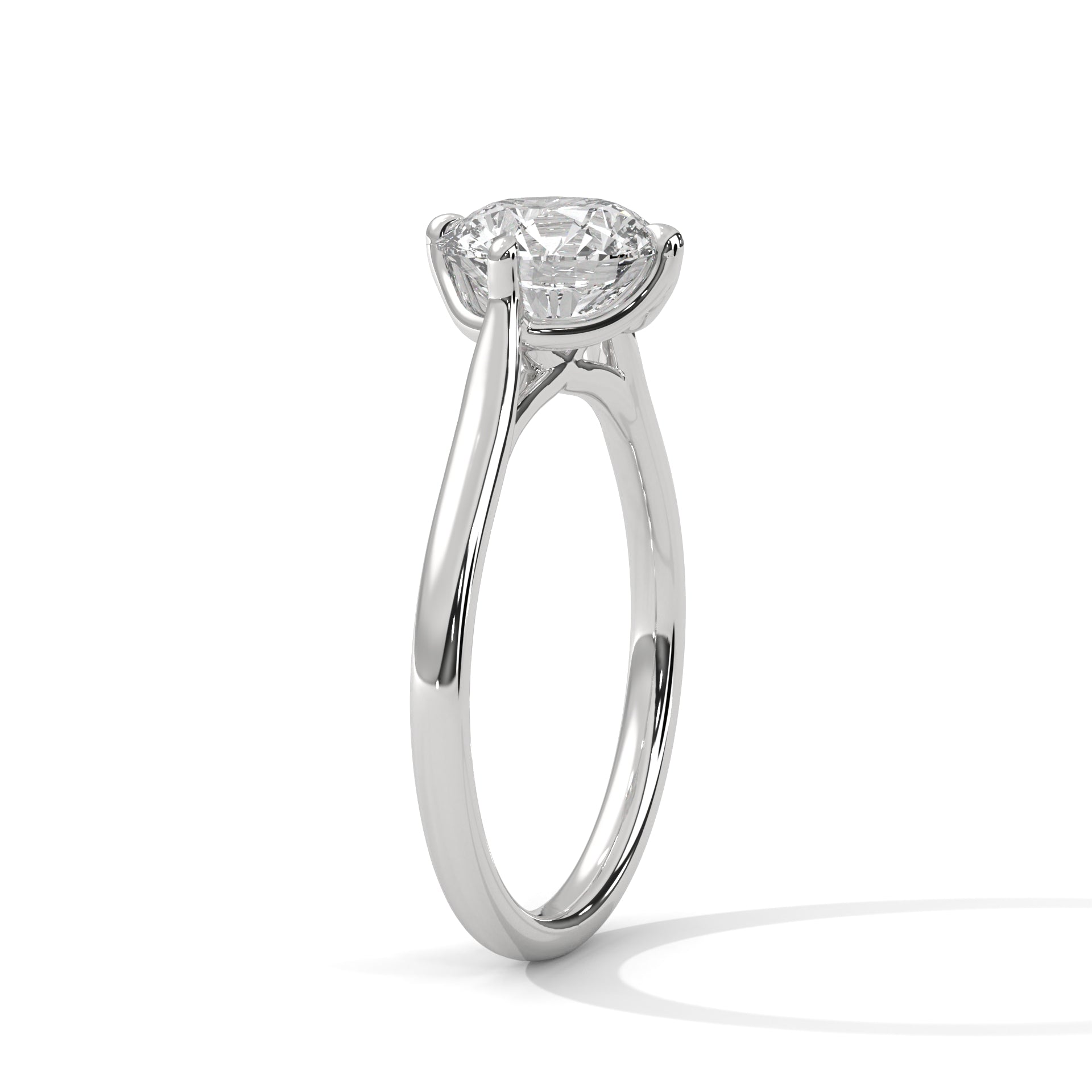 1.00 carat Labgrown Diamond Round shape Endless Ring