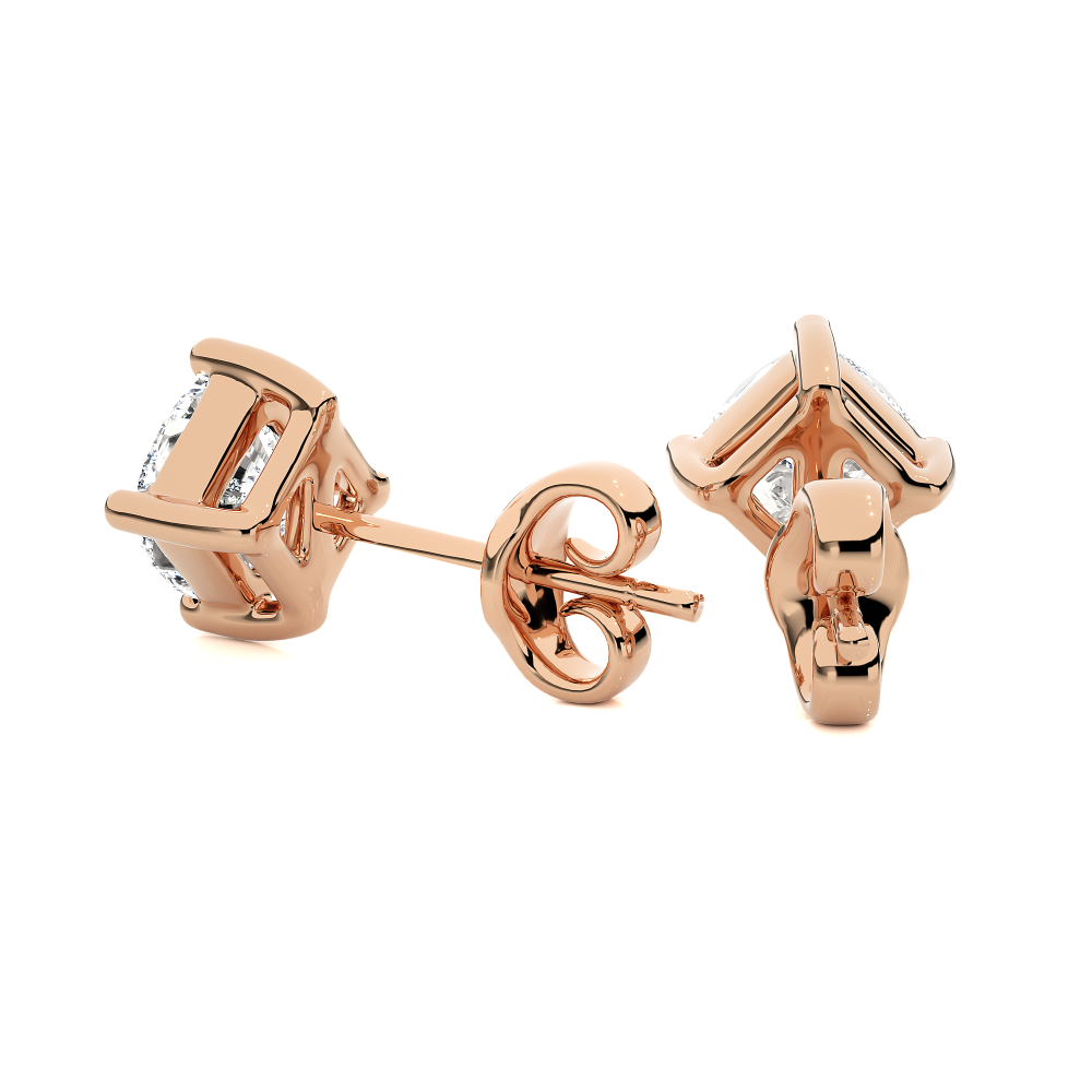 1 - 1 Carat Cushion cut Earring Tops | ATYANTA JEWELS