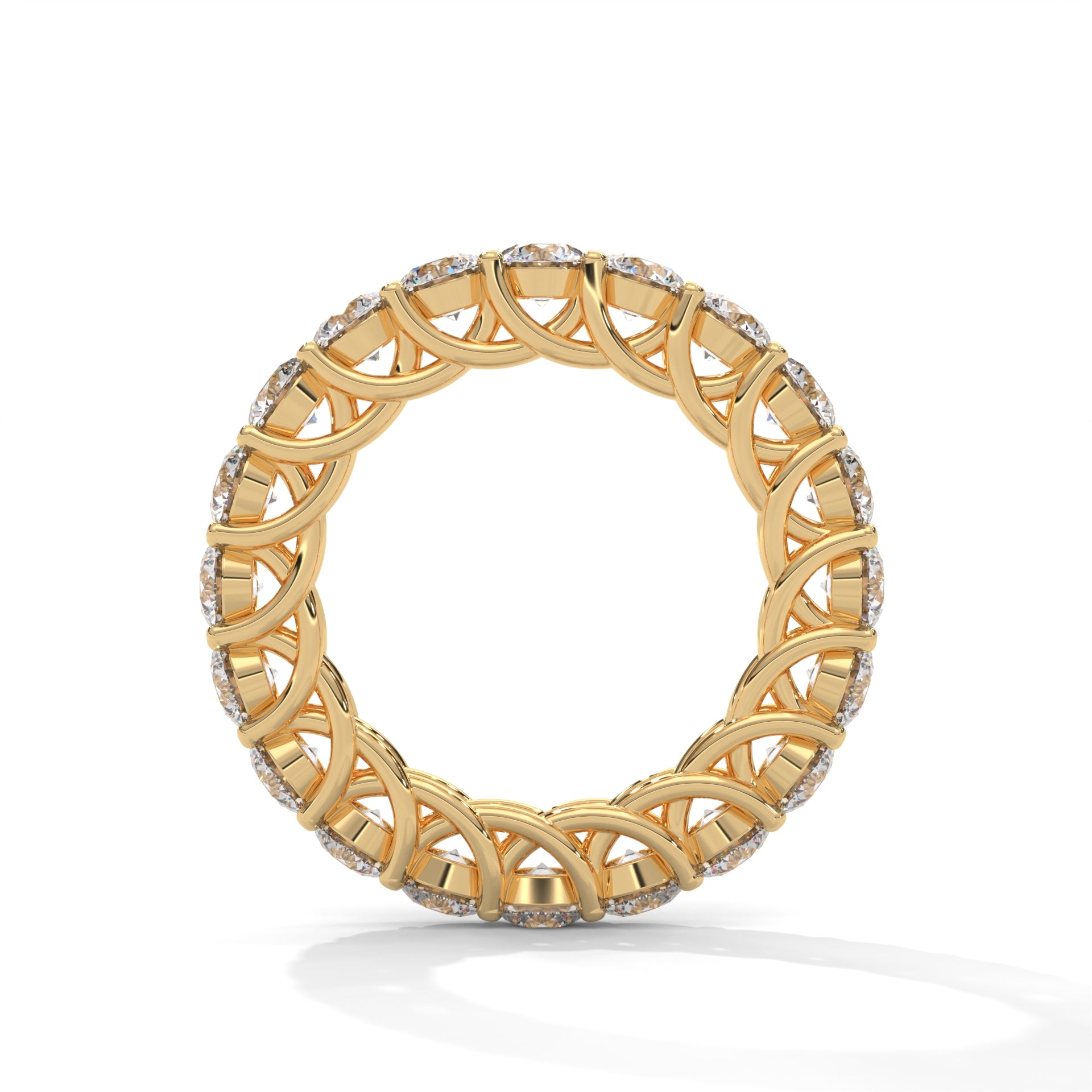 ROUND SHAPE ETERNITY DIAMOND RING