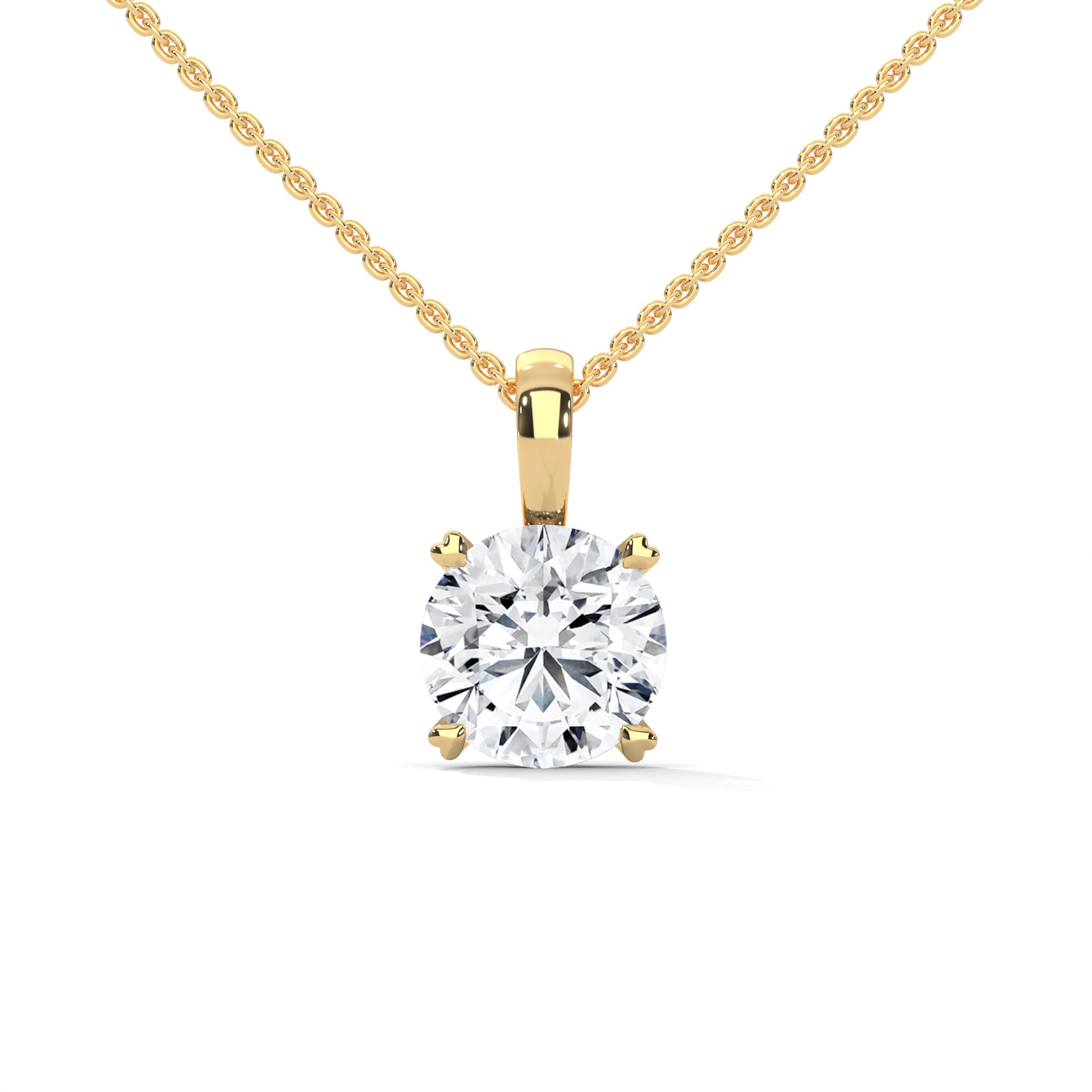 2.00 CARAT SOLITAIRE ROUND PENDENT