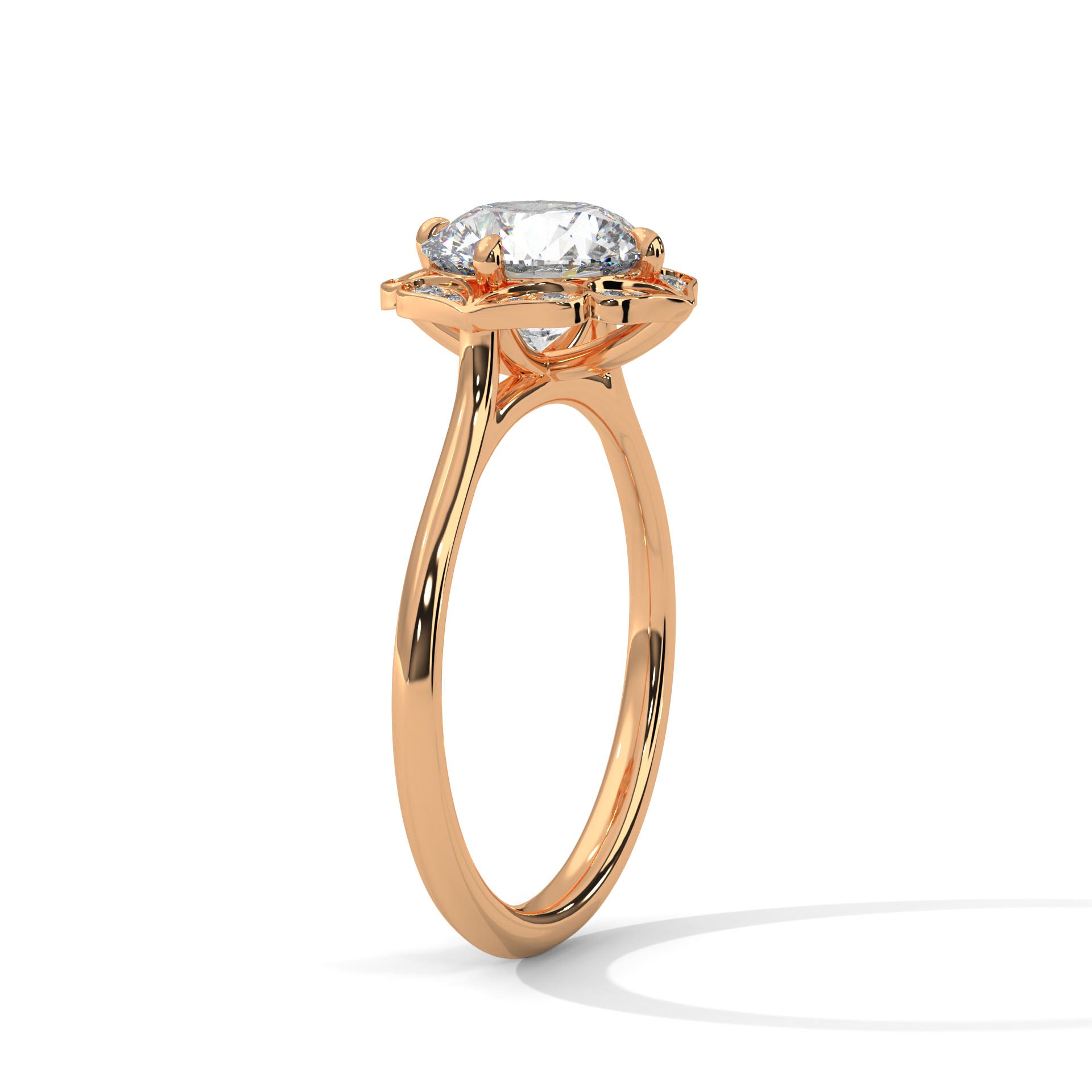 1 CARAT VINTAGE LAB GROWN SOLITAIRE ENGAGEMENT RING