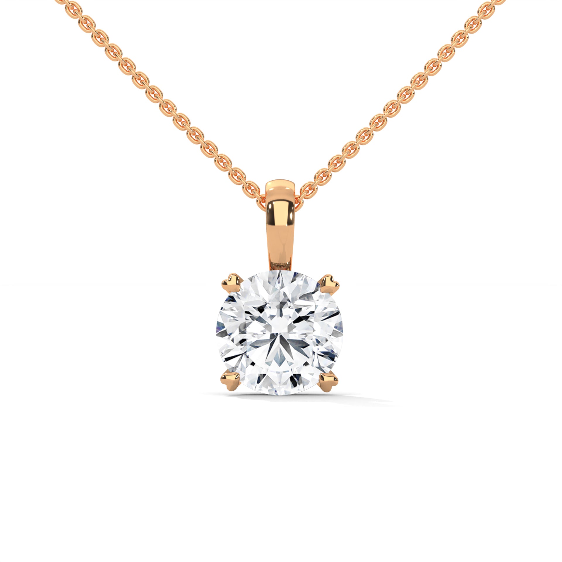 2.00 CARAT SOLITAIRE ROUND PENDENT