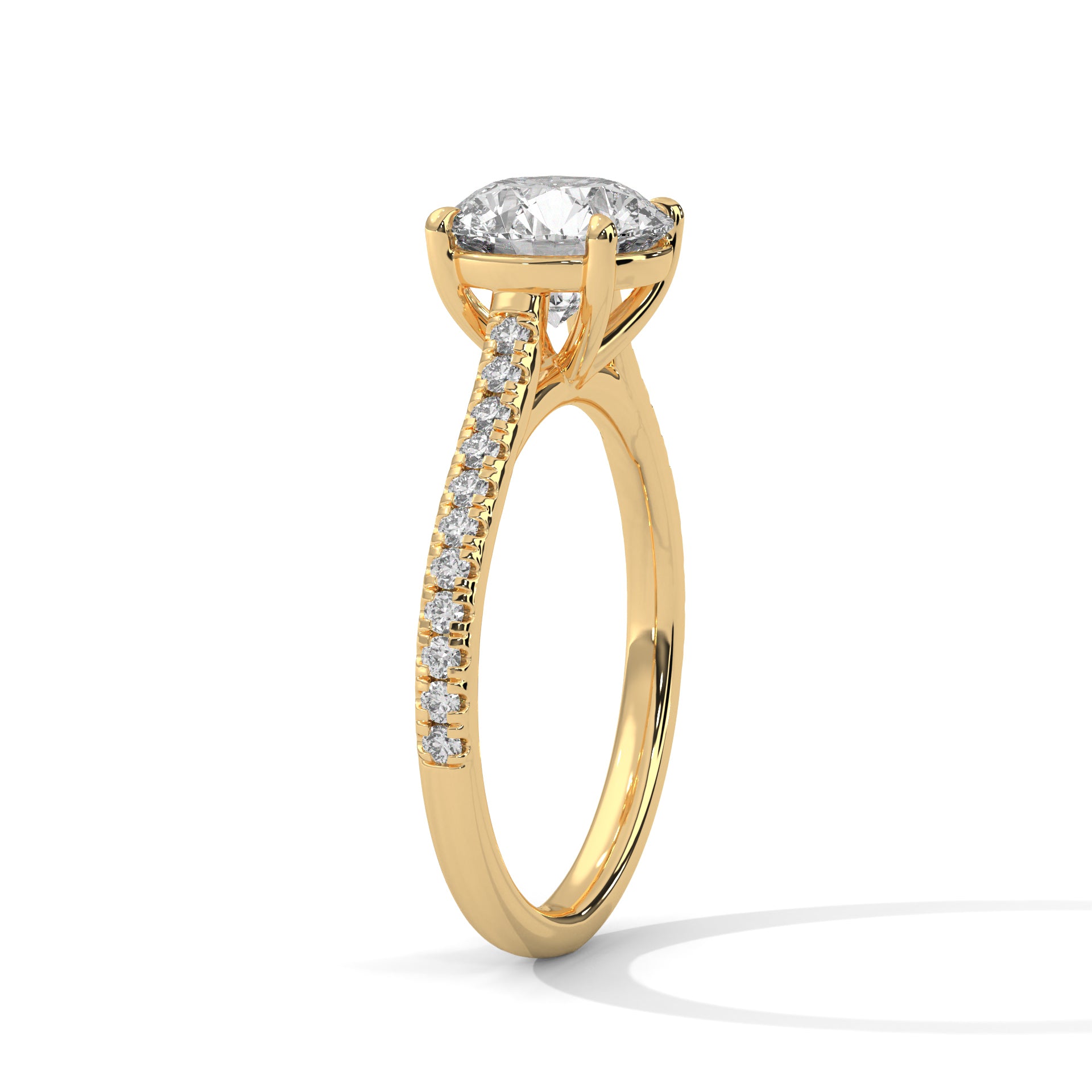 0.50 carat Labgrown Diamond Round Shape Ring