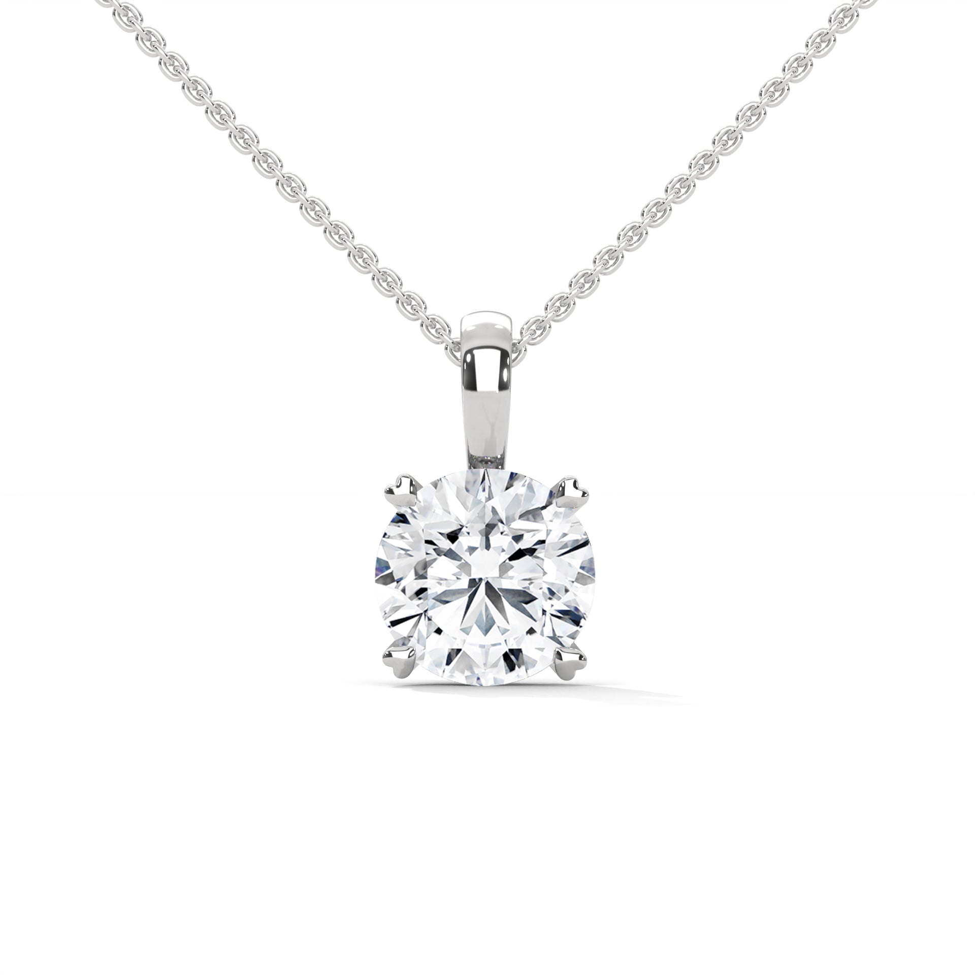 2.00 CARAT SOLITAIRE ROUND PENDENT
