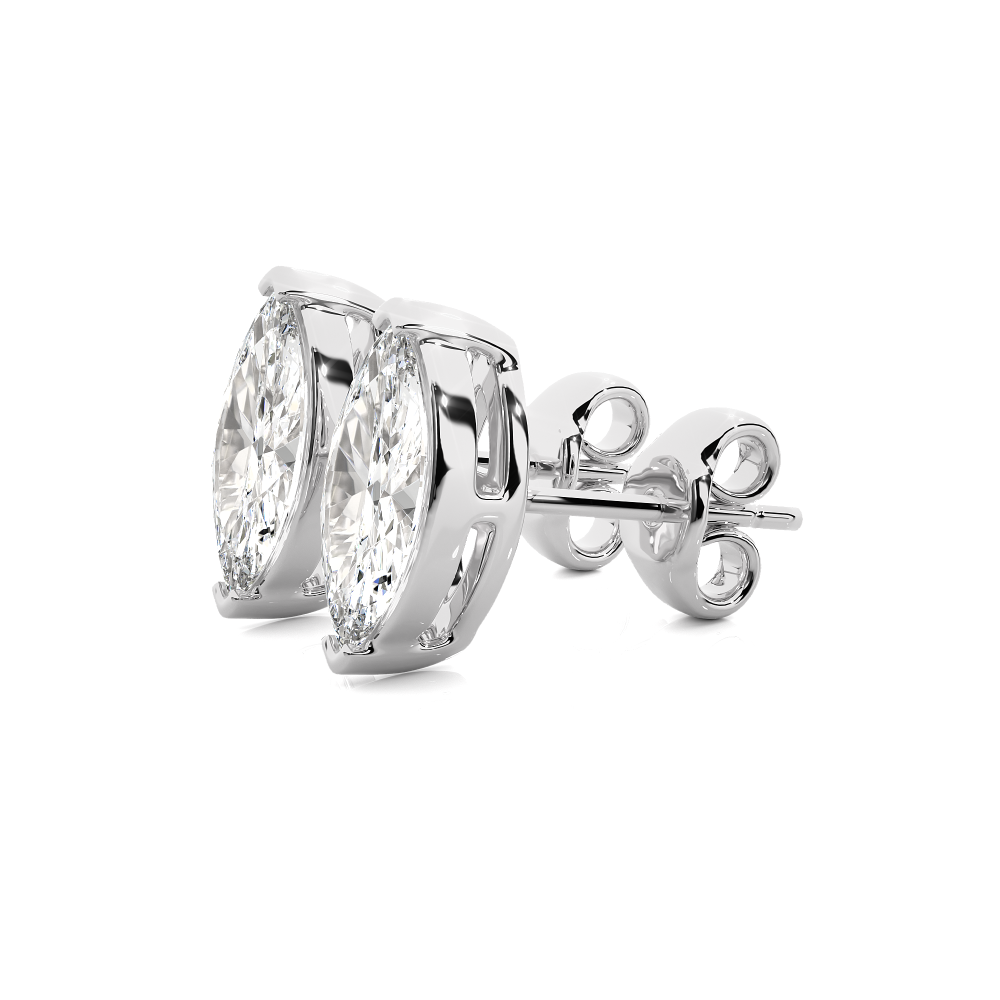 1 - 1 Carat Marquise cut Earring Tops | ATYANTA JEWELS