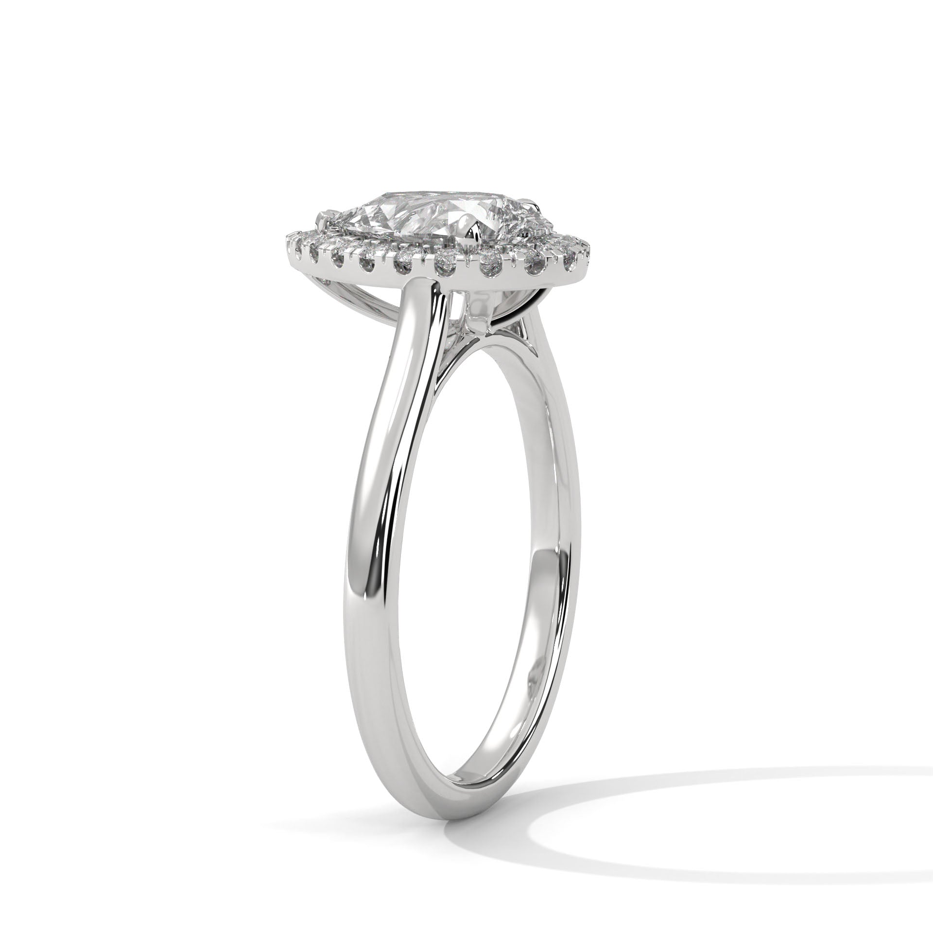 1.5 carat Labgrown Diamond Oval Shape Ring
