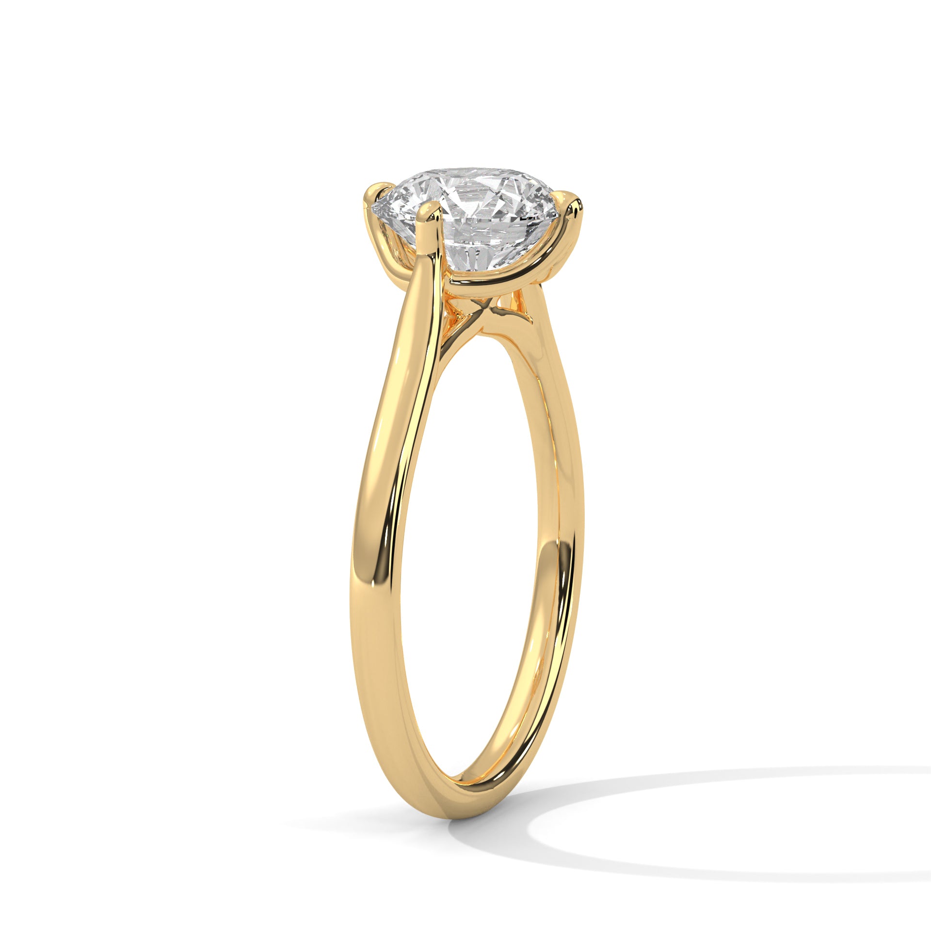 1.00 carat Labgrown Diamond Round shape Endless Ring