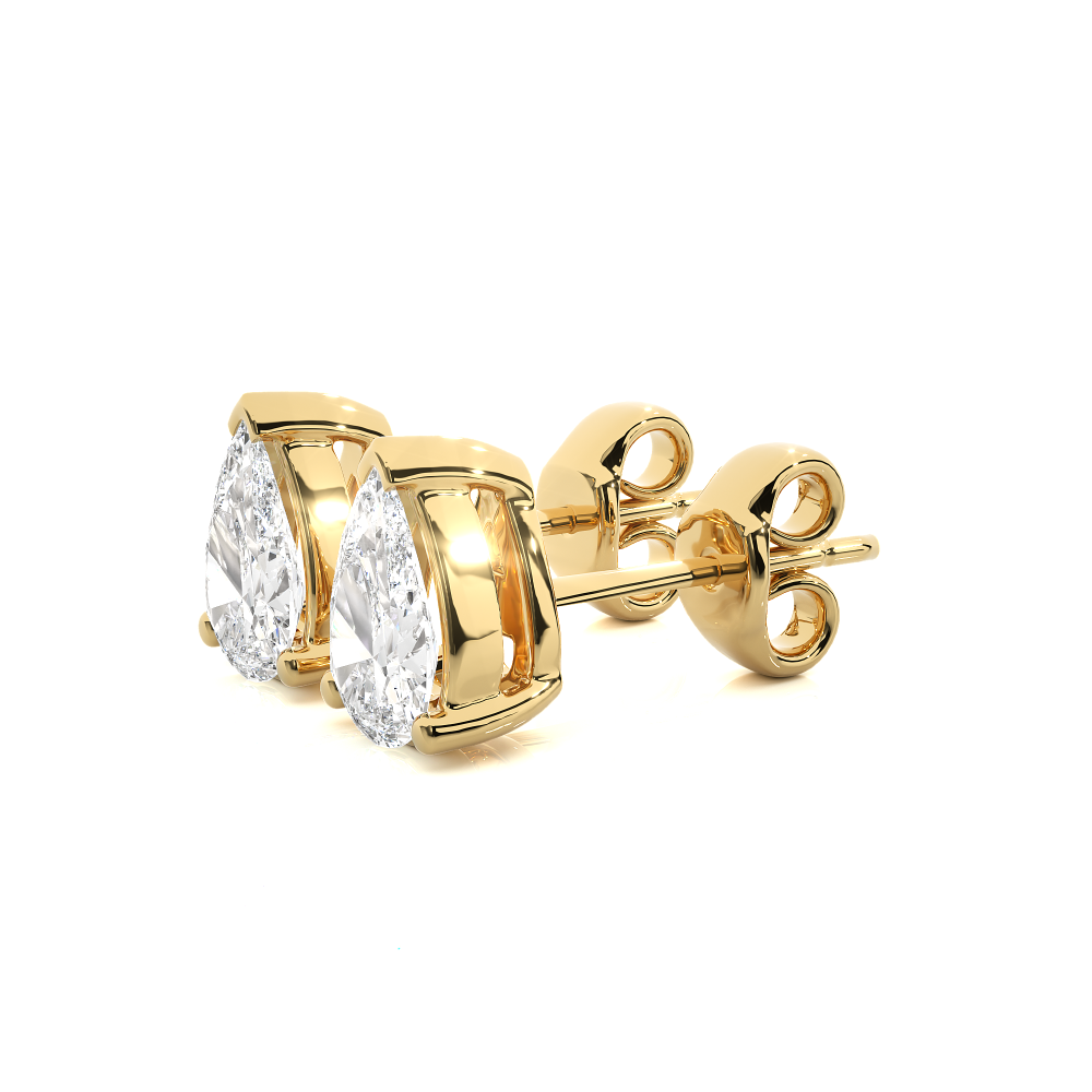 1 - 1 Carat Pear cut Earring Tops | ATYANTA JEWELS