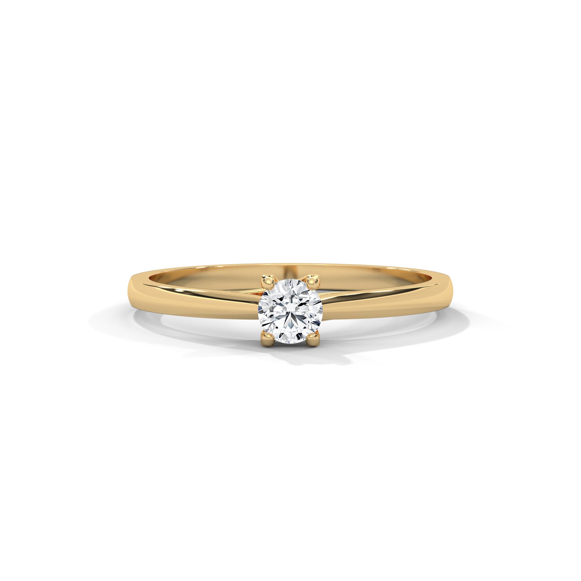 0.20 Carat Round Solitaire Ring