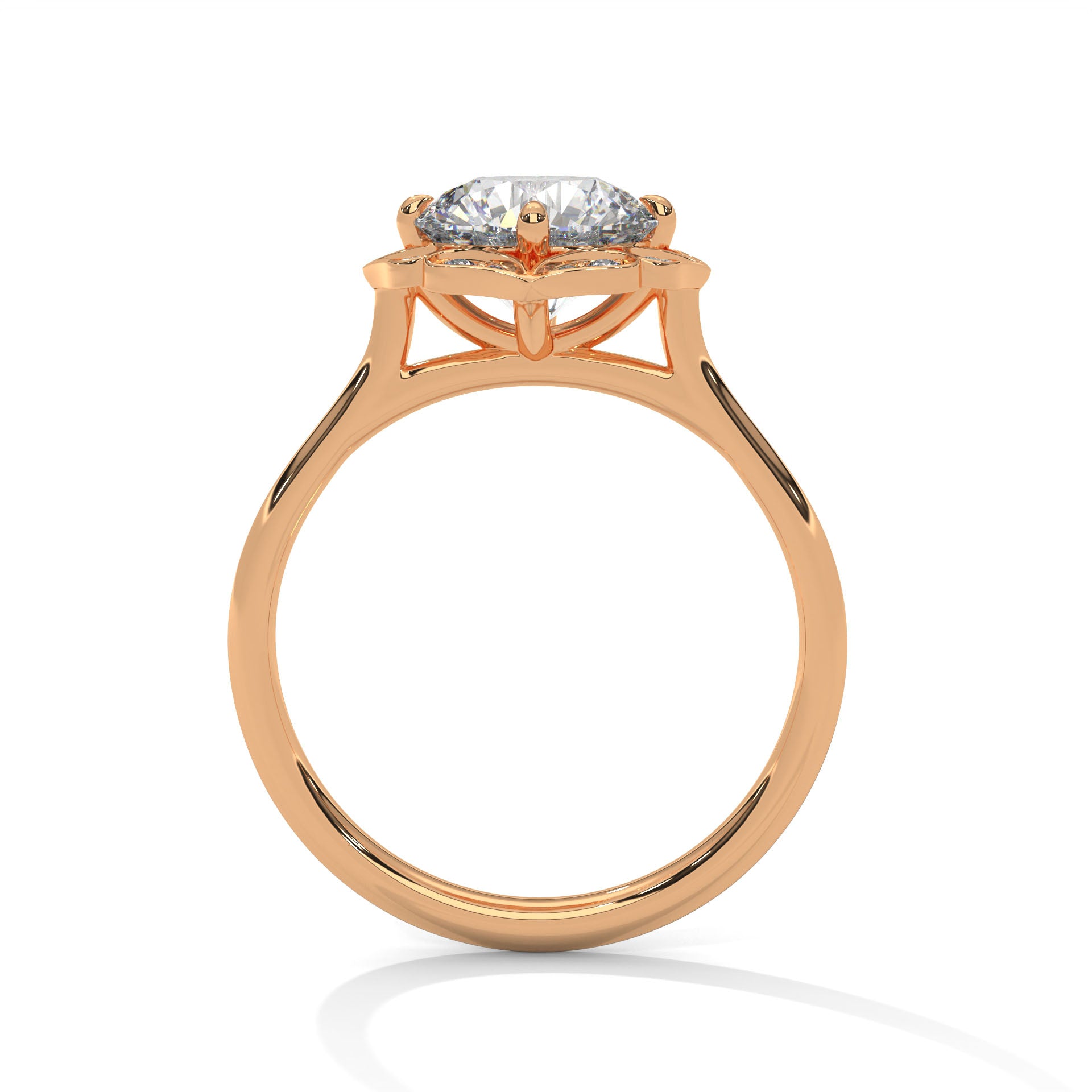 1 CARAT VINTAGE LAB GROWN SOLITAIRE ENGAGEMENT RING